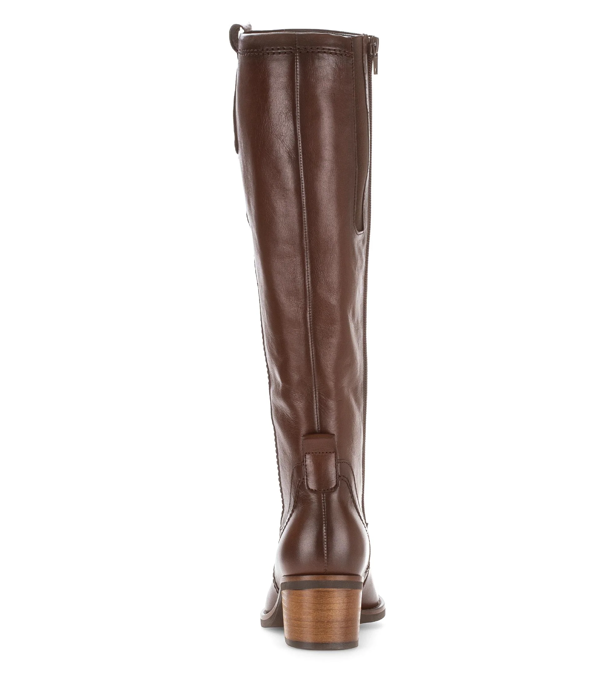 Bottes marron en cuir lisse - Image 4