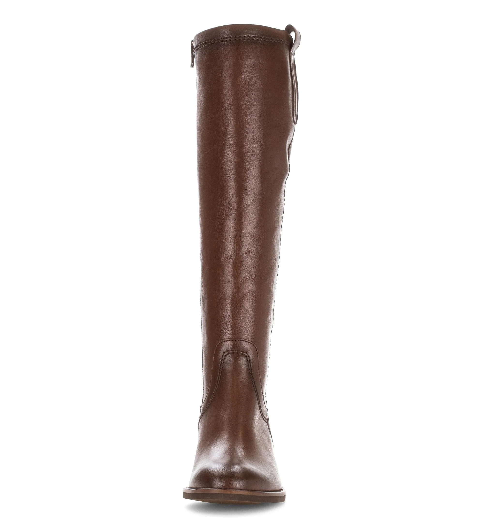 Bottes marron en cuir lisse - Image 5