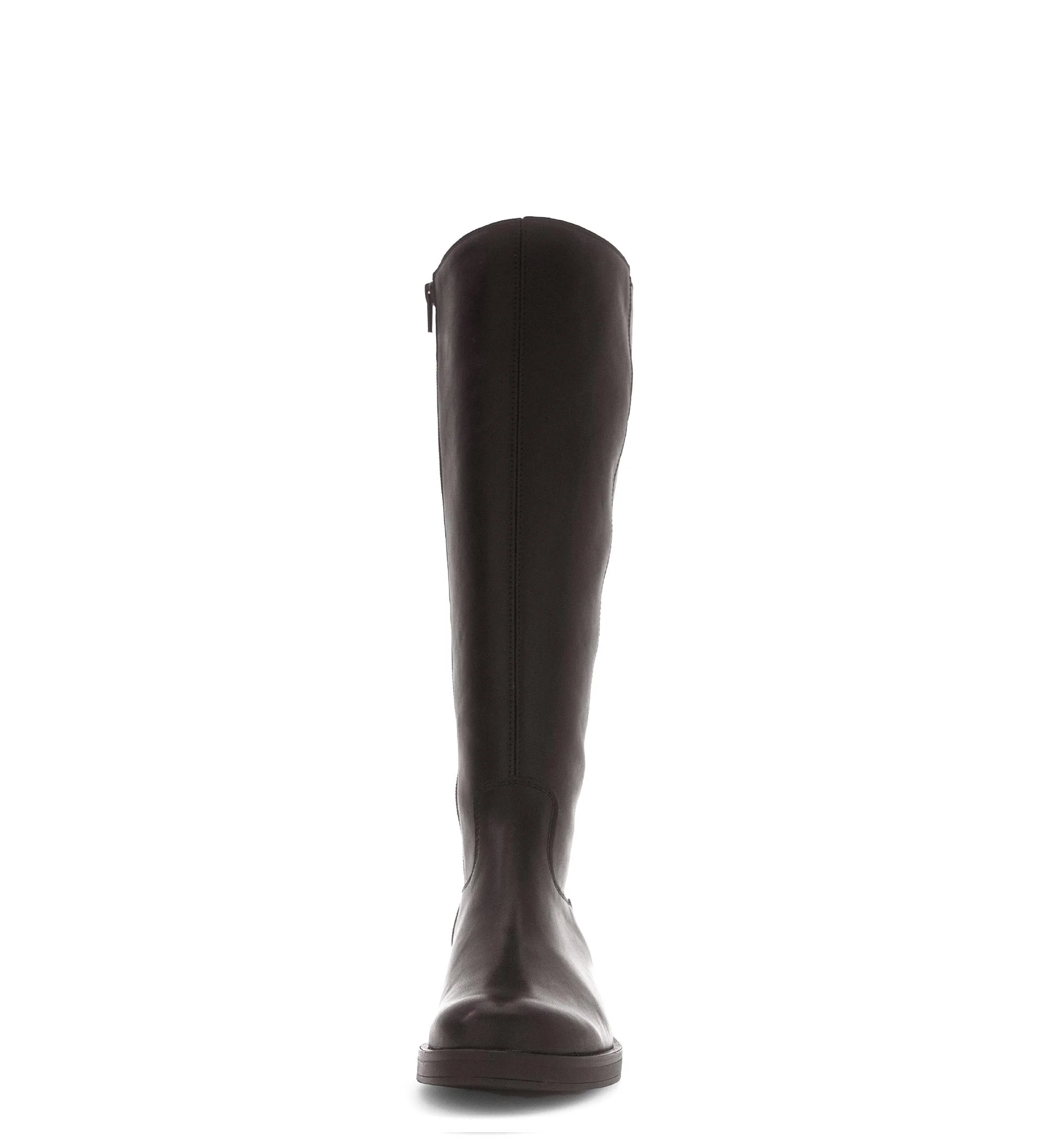 Bottes marron en cuir lisse - Image 5