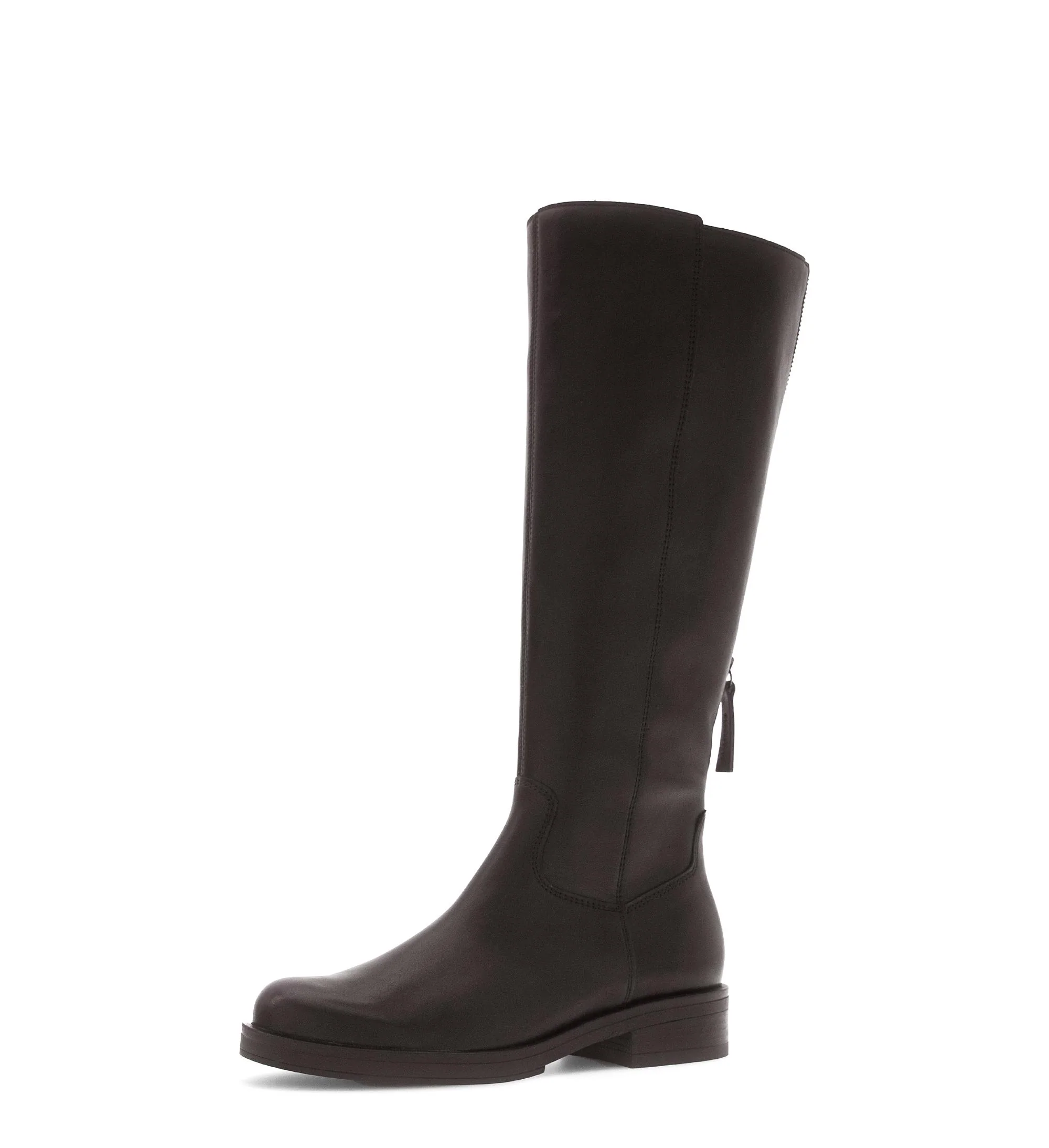 Bottes marron en cuir lisse - Image 6