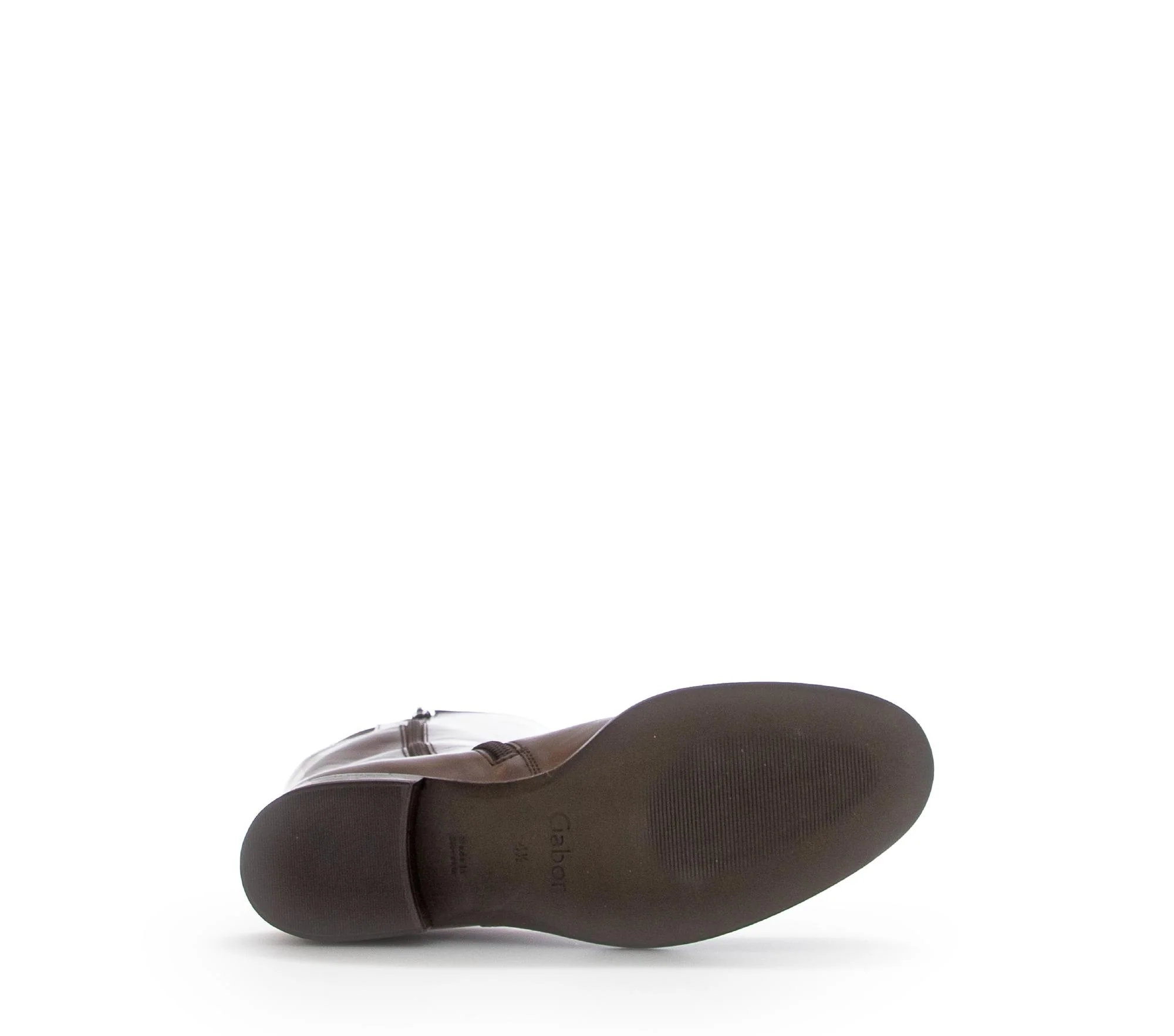 Bottes marron en cuir lisse - Image 7