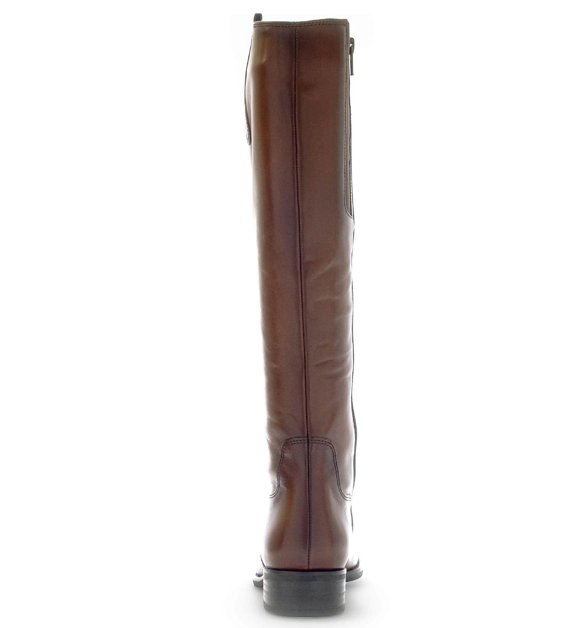 Bottes marron en cuir lisse - Image 4