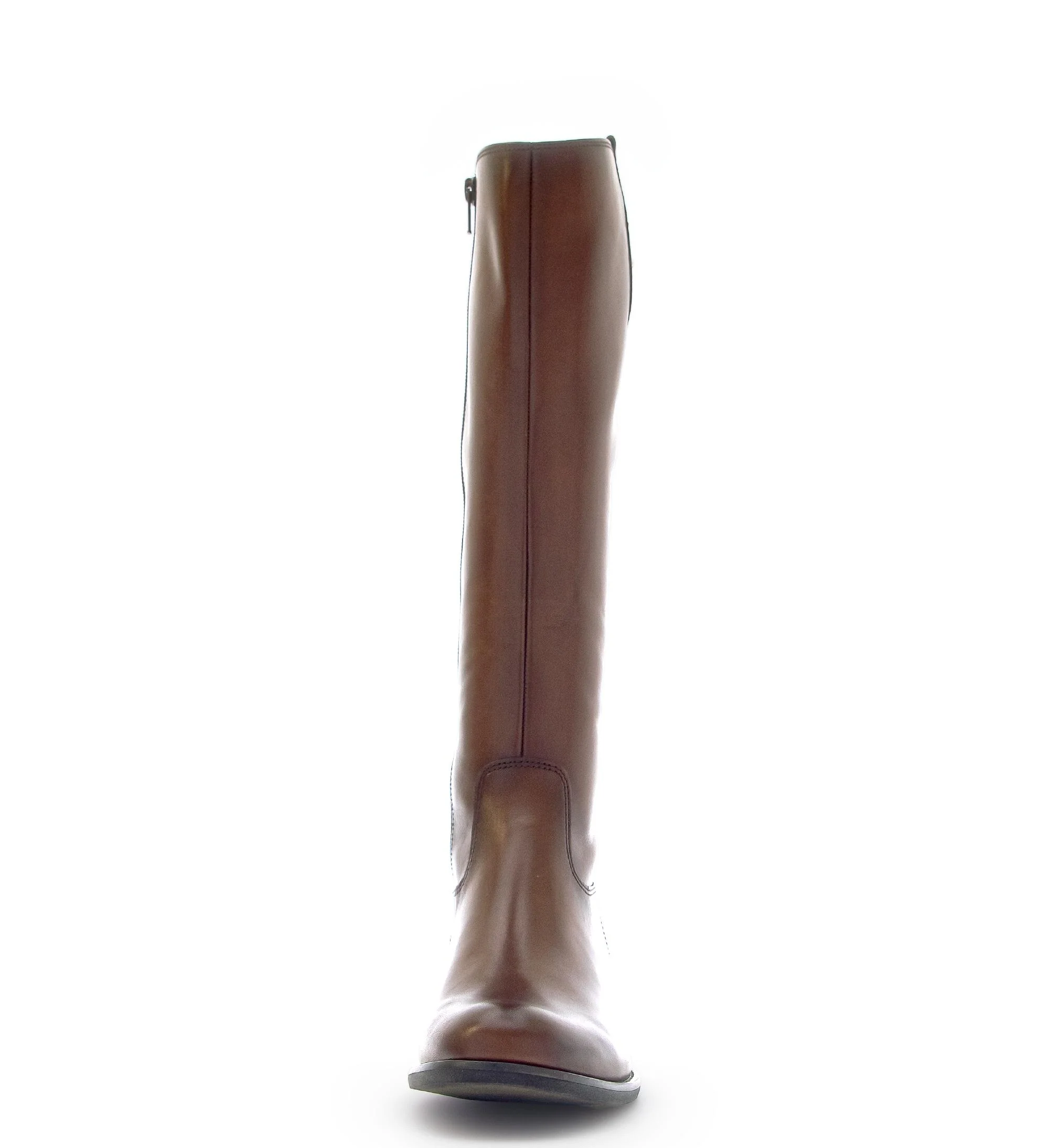 Bottes marron en cuir lisse - Image 5
