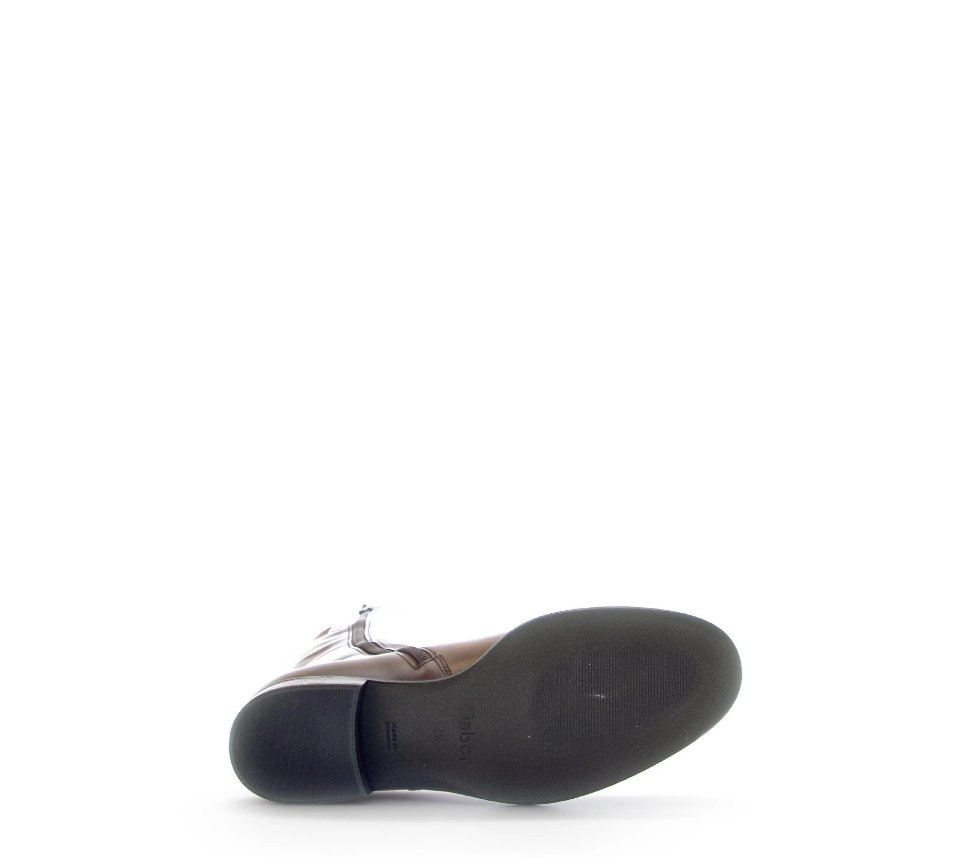 Bottes marron en cuir lisse - Image 7