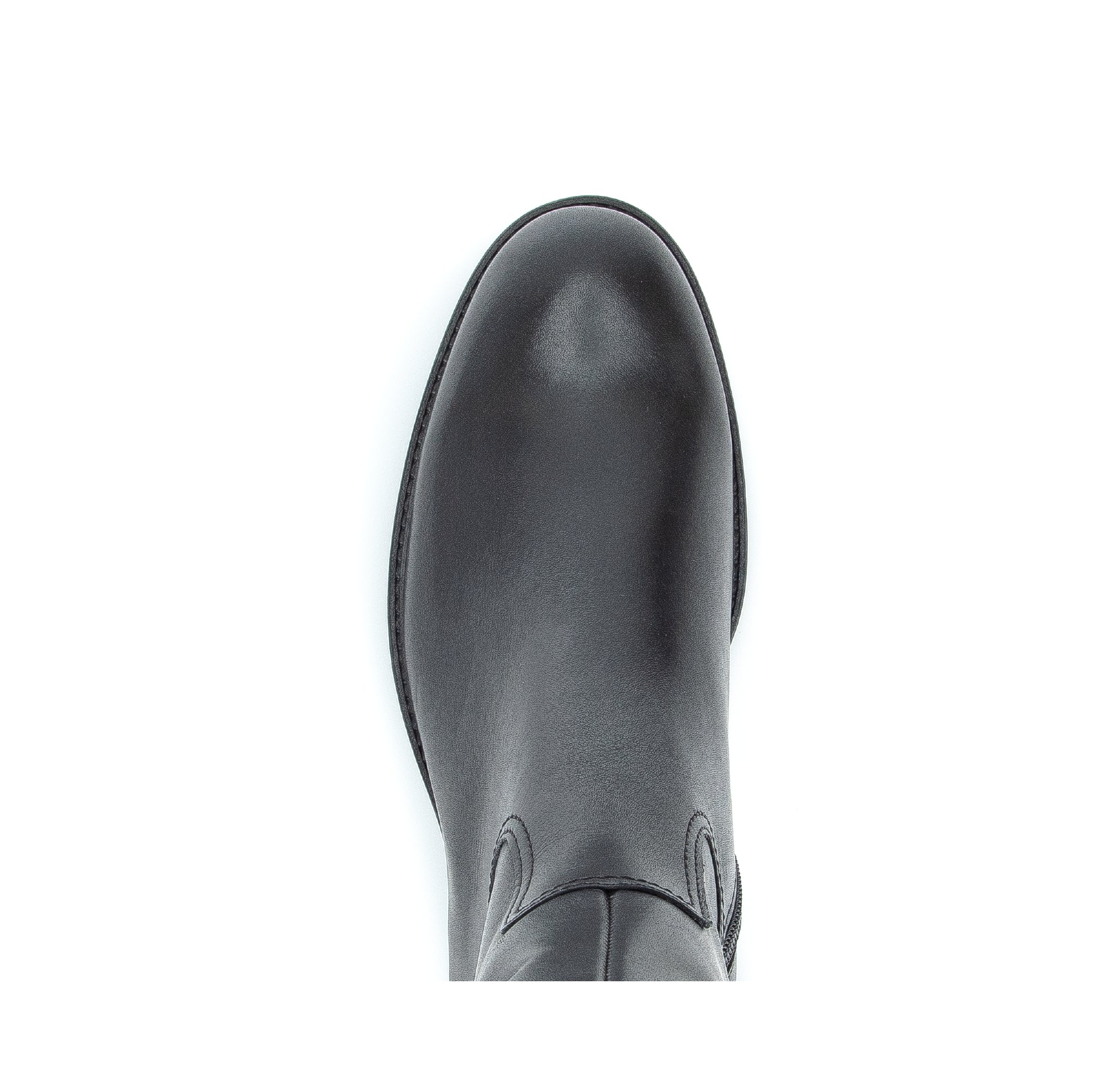 Bottes noires en cuir - Image 4