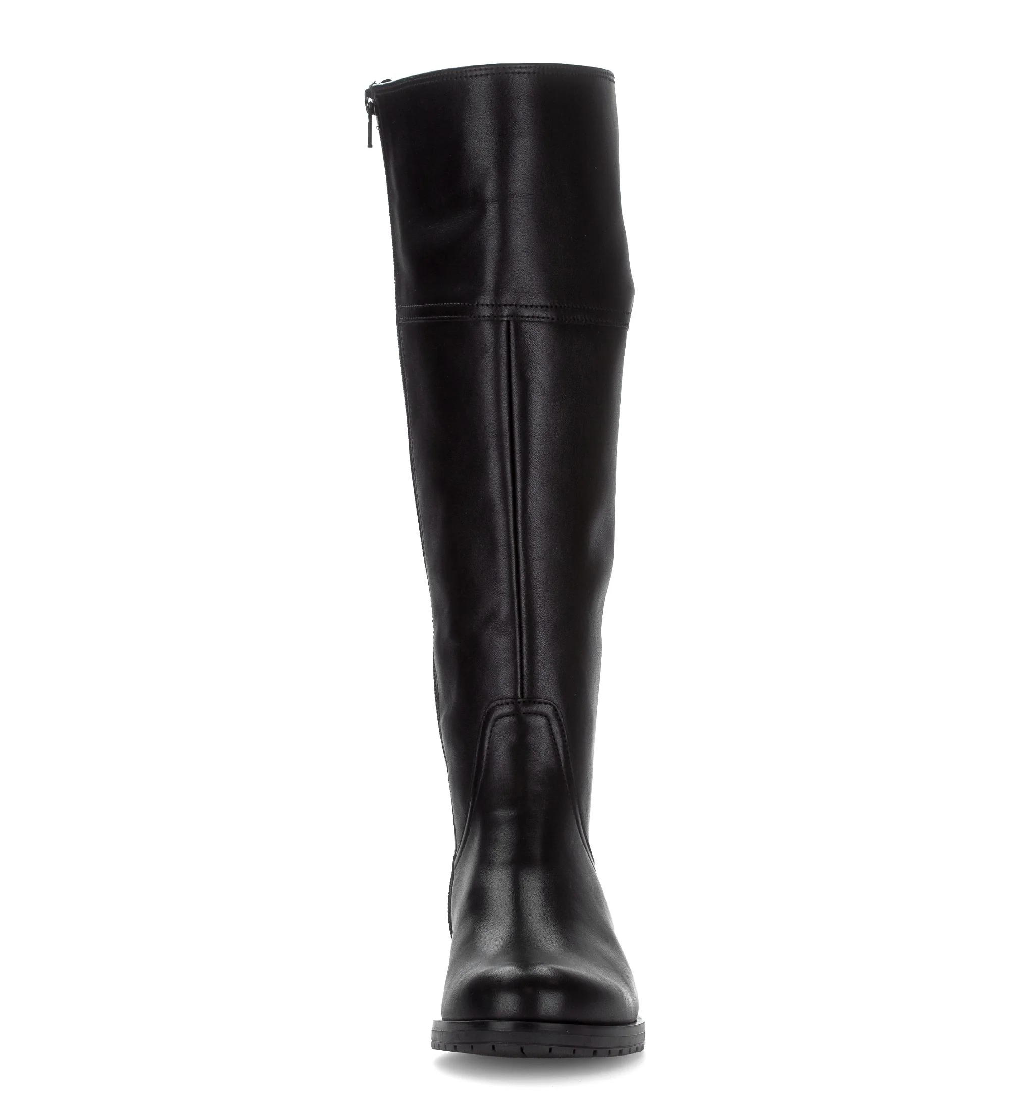 Bottes noires en cuir lisse - Image 5