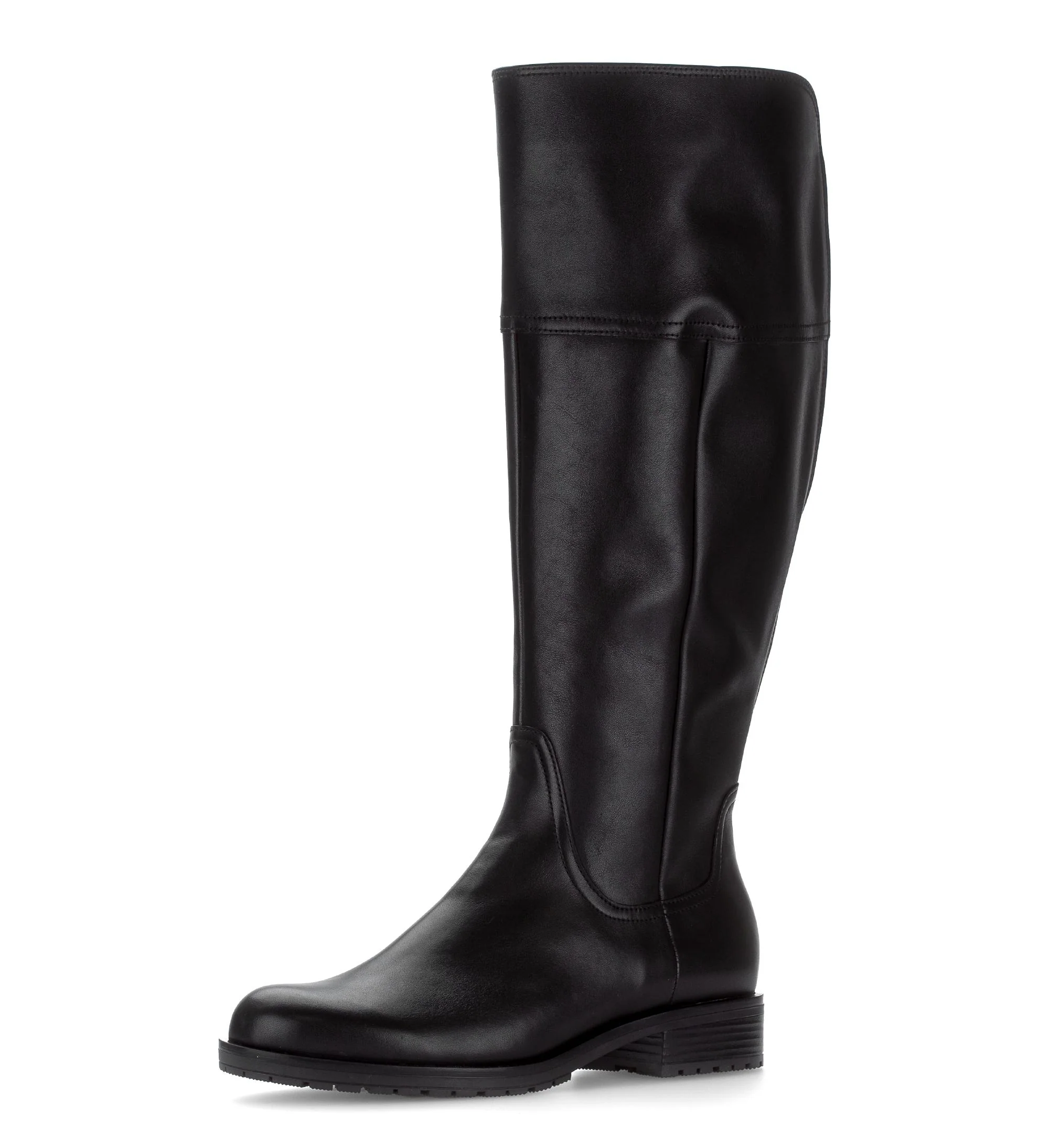 Bottes noires en cuir lisse - Image 6