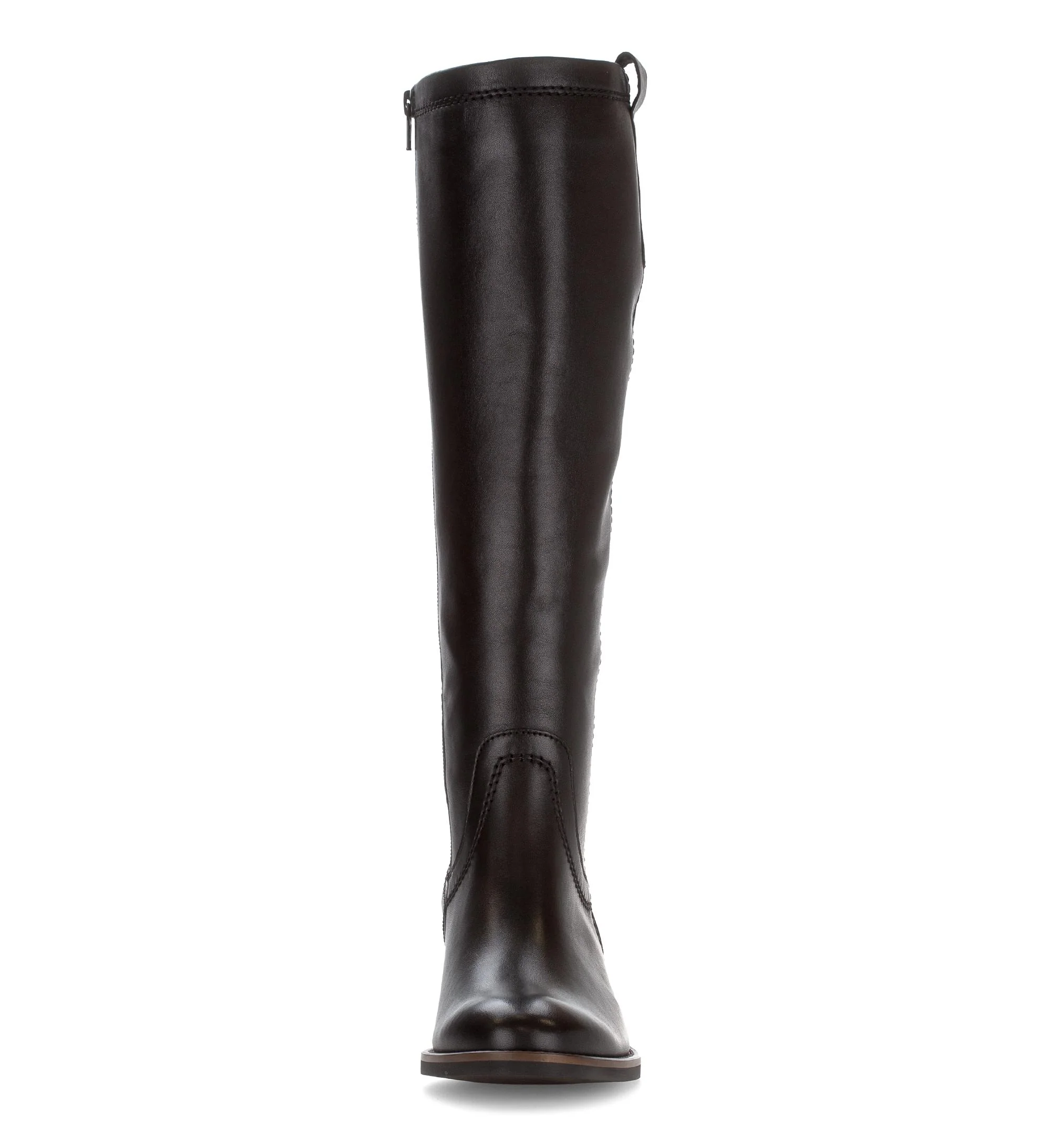 Bottes noires en cuir lisse - Image 5