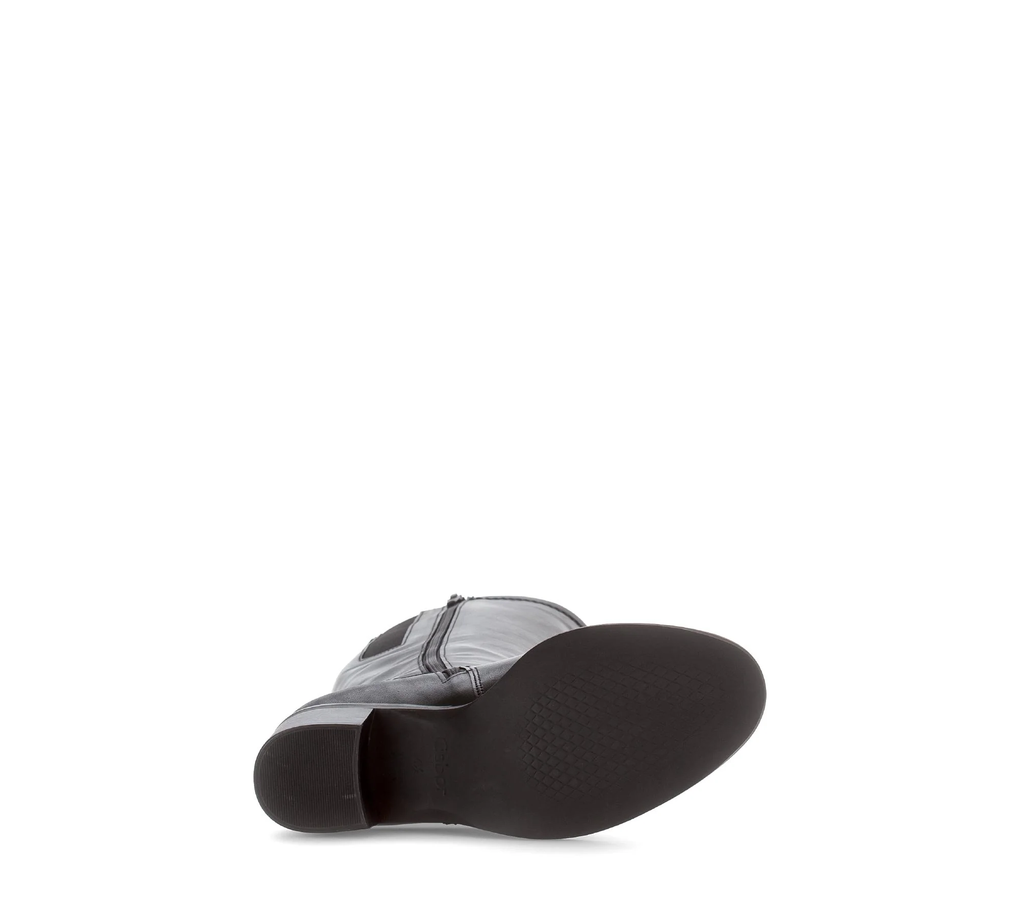 Bottes noires en cuir lisse - Image 7