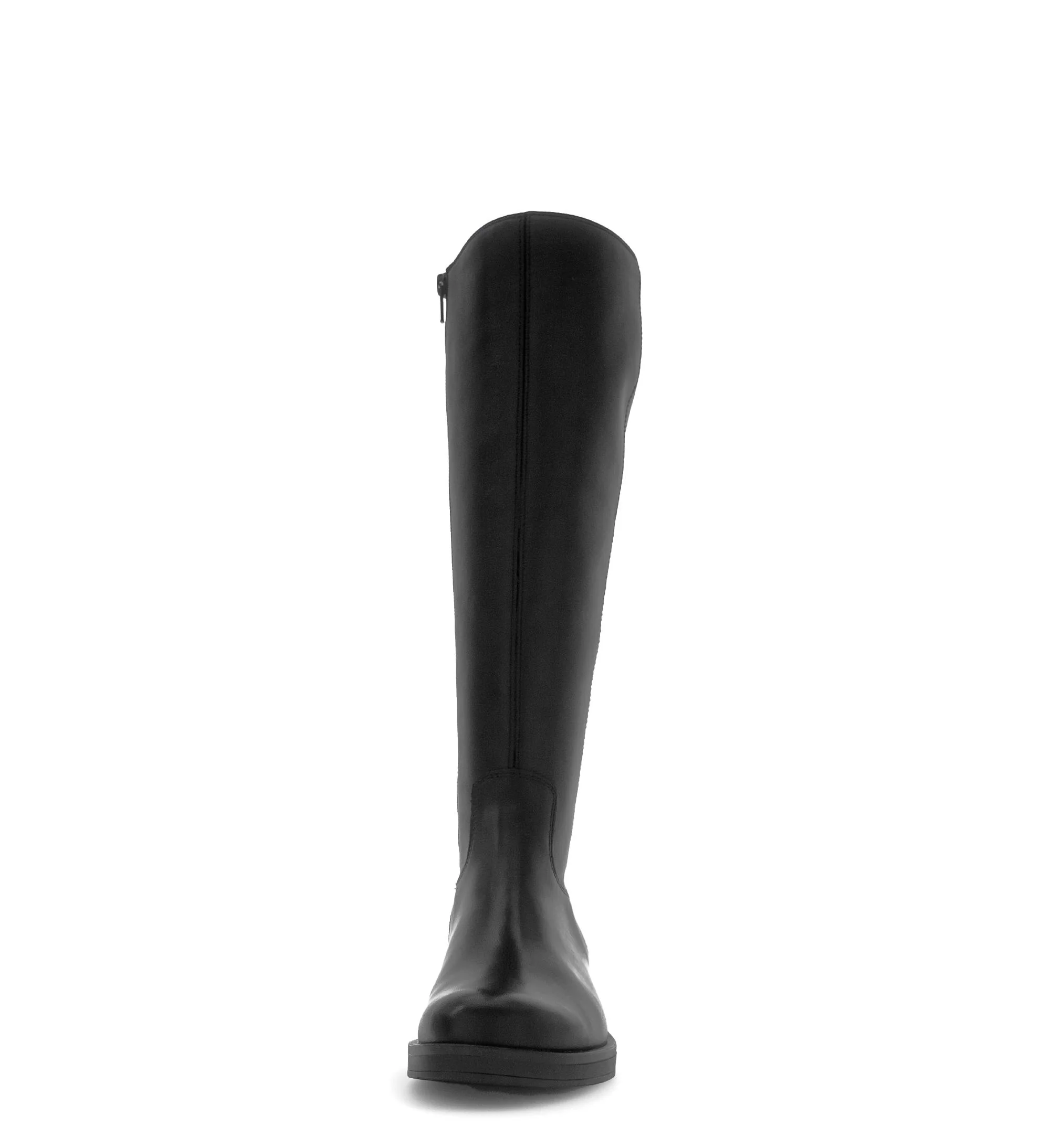 Bottes noires en cuir lisse - Image 5