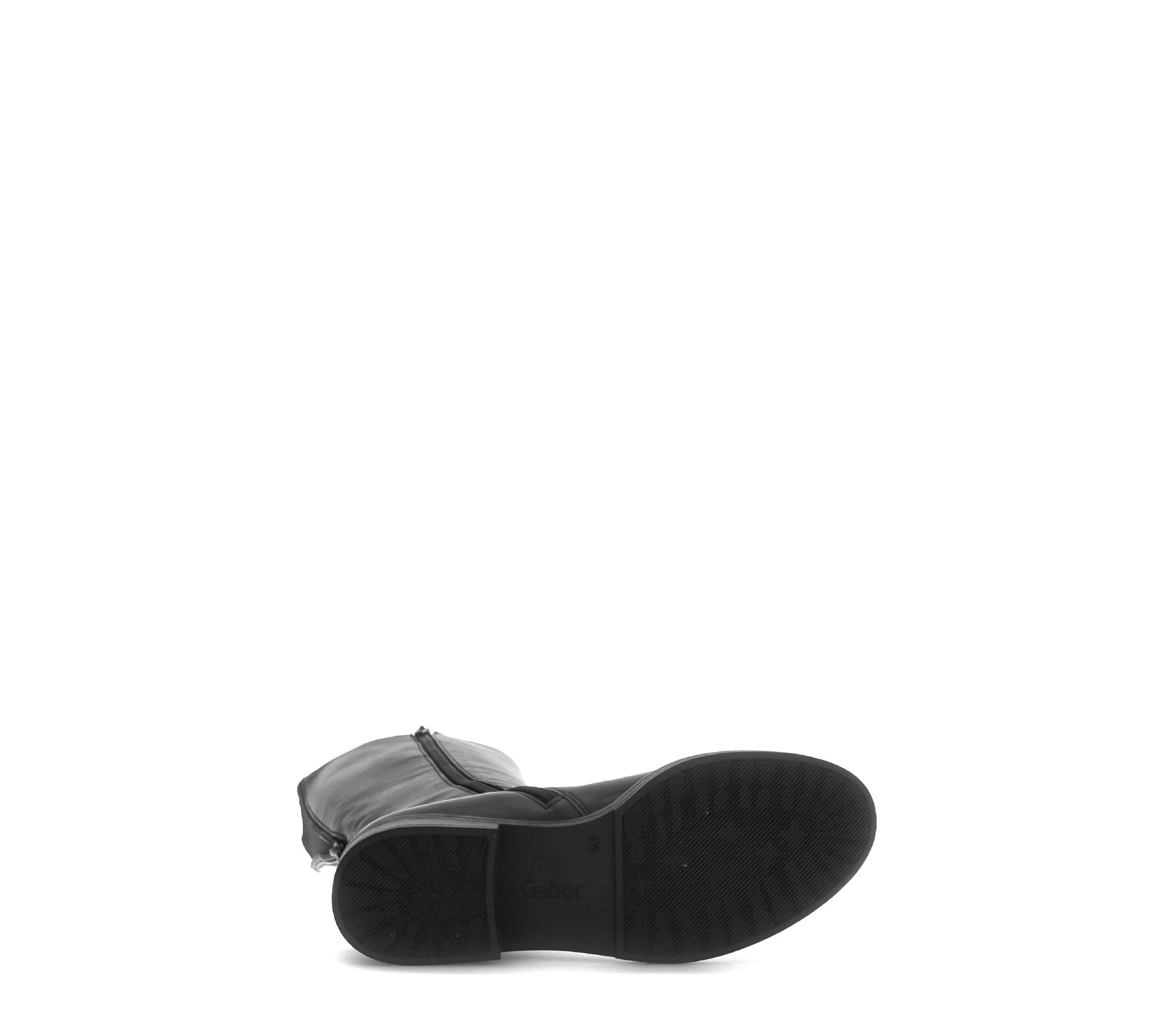 Bottes noires en cuir lisse - Image 7