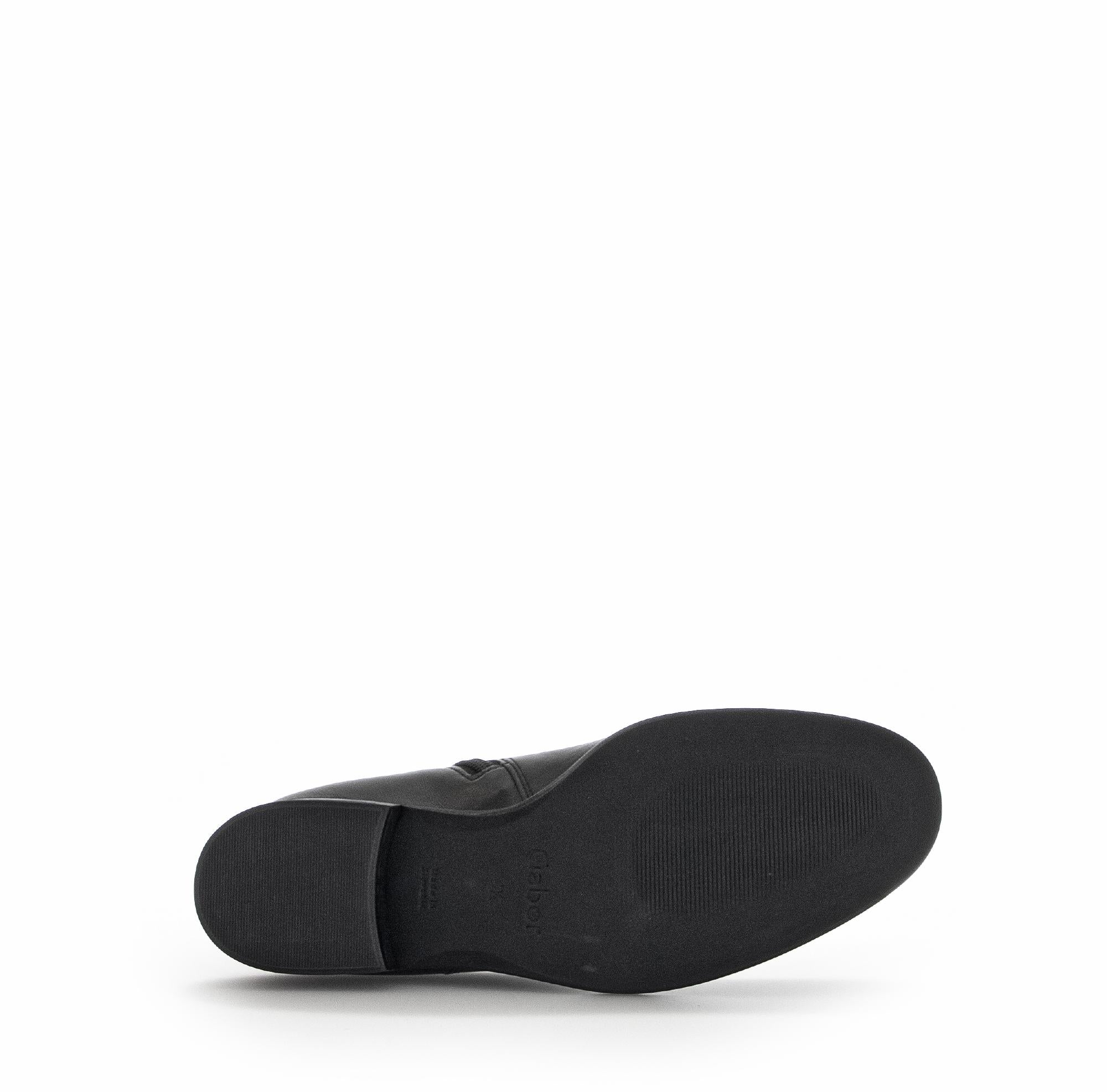 Bottes noires en cuir lisse - Image 7