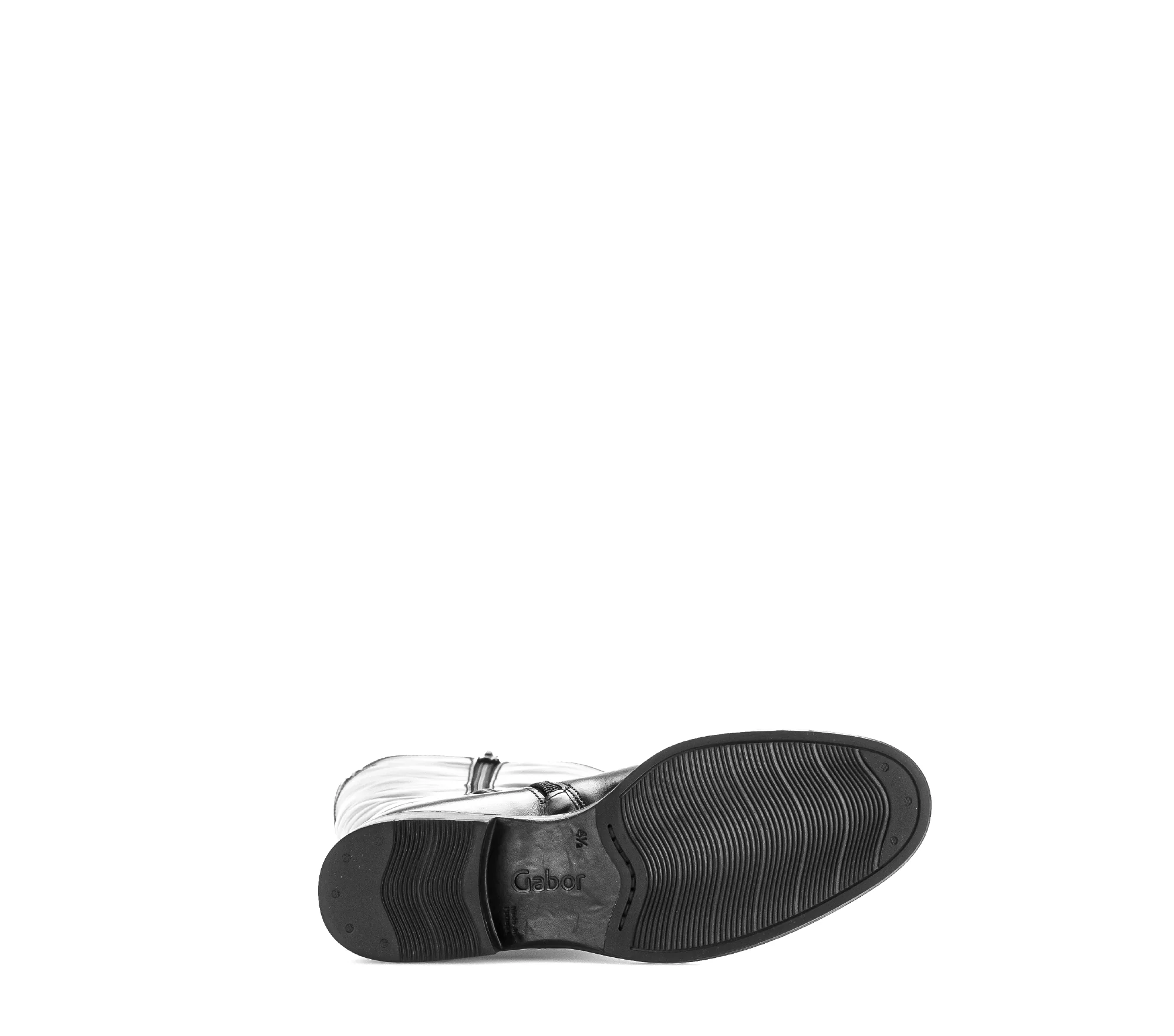 Bottes noires en cuir lisse - Image 7