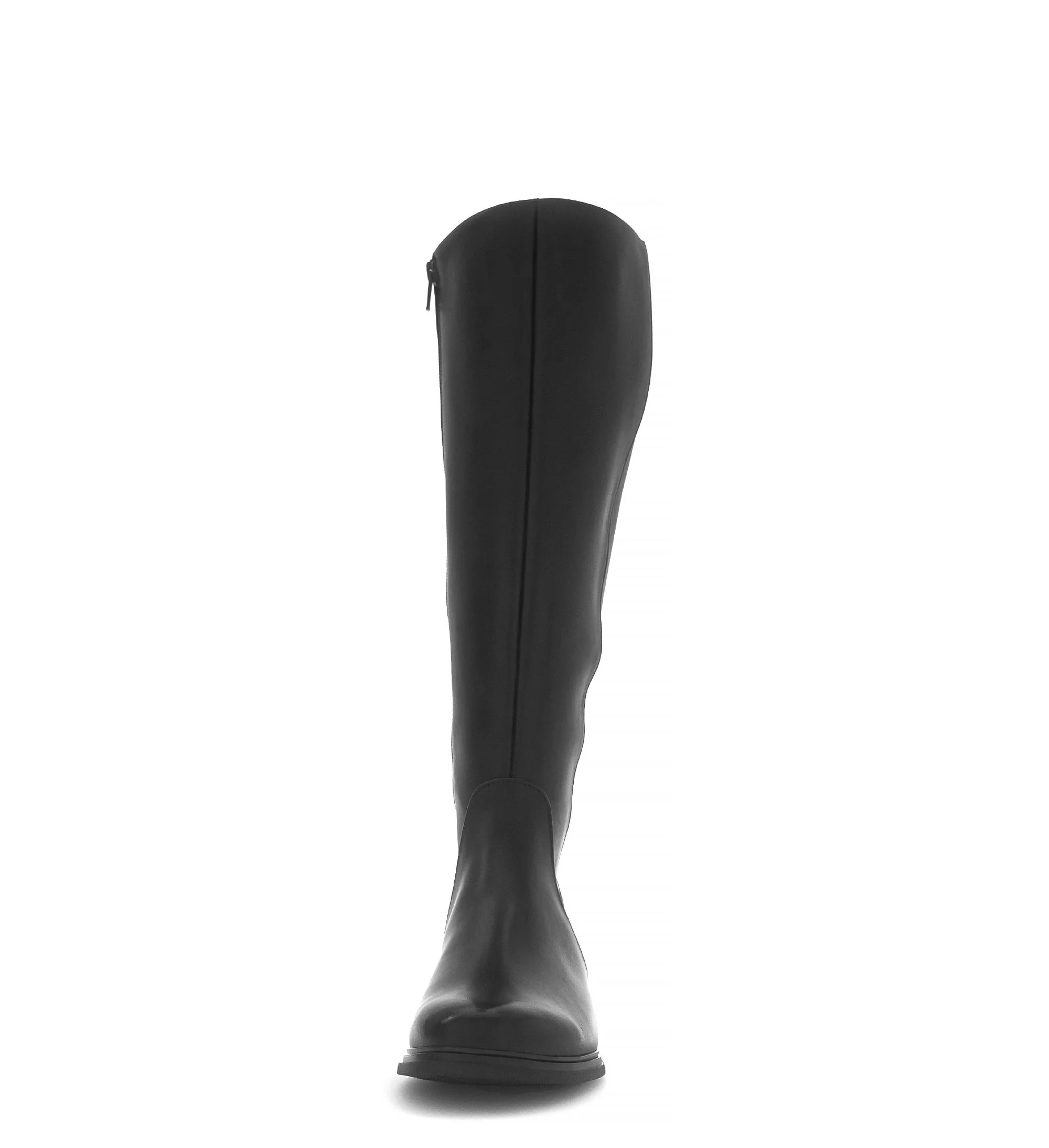 Bottes noires en cuir lisse - Image 5