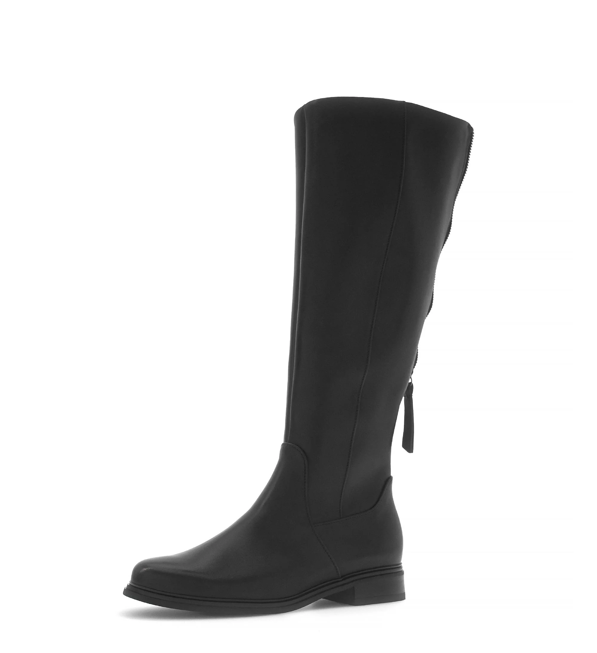 Bottes noires en cuir lisse - Image 6