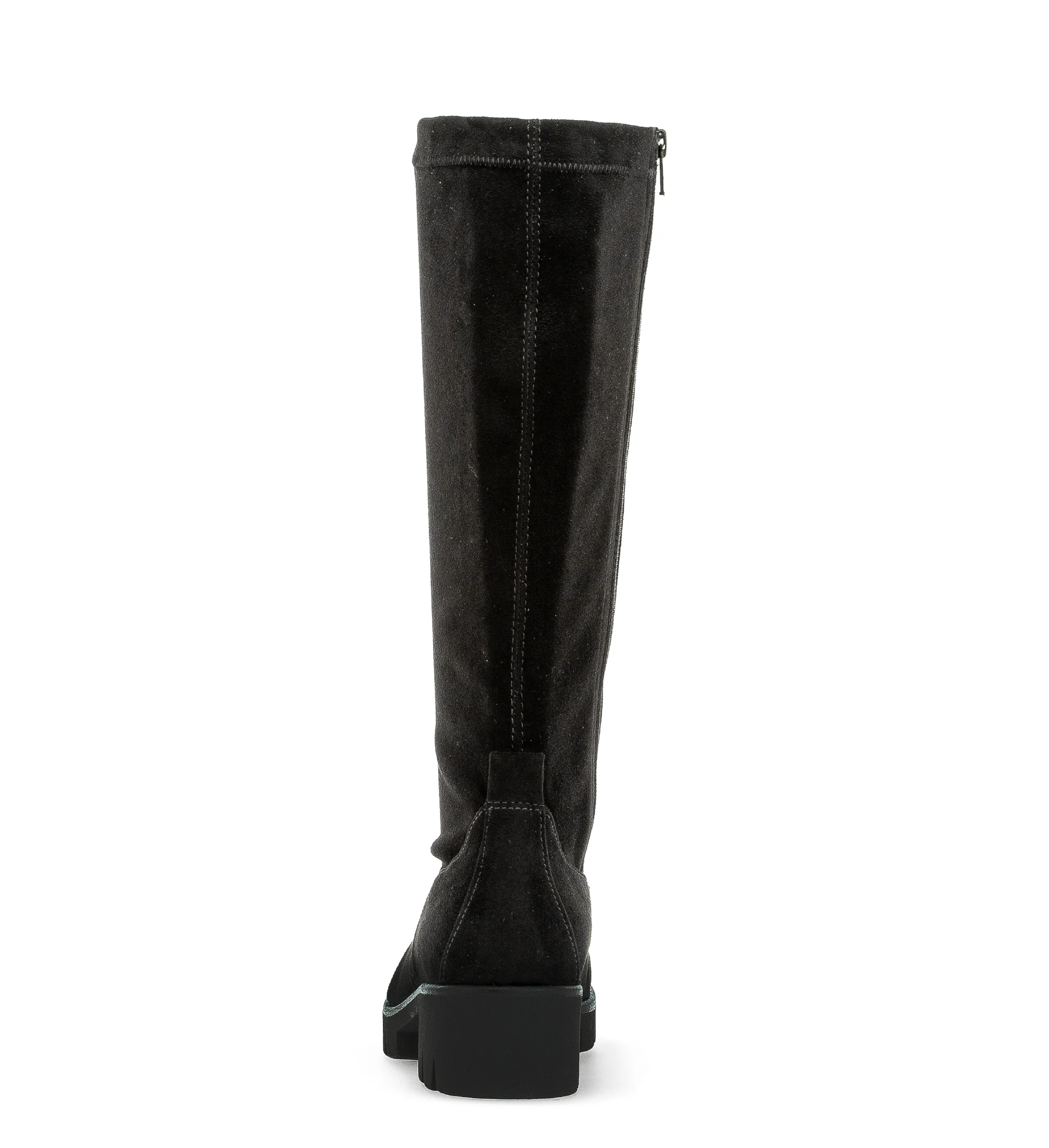 Bottes noires en velours - Image 4