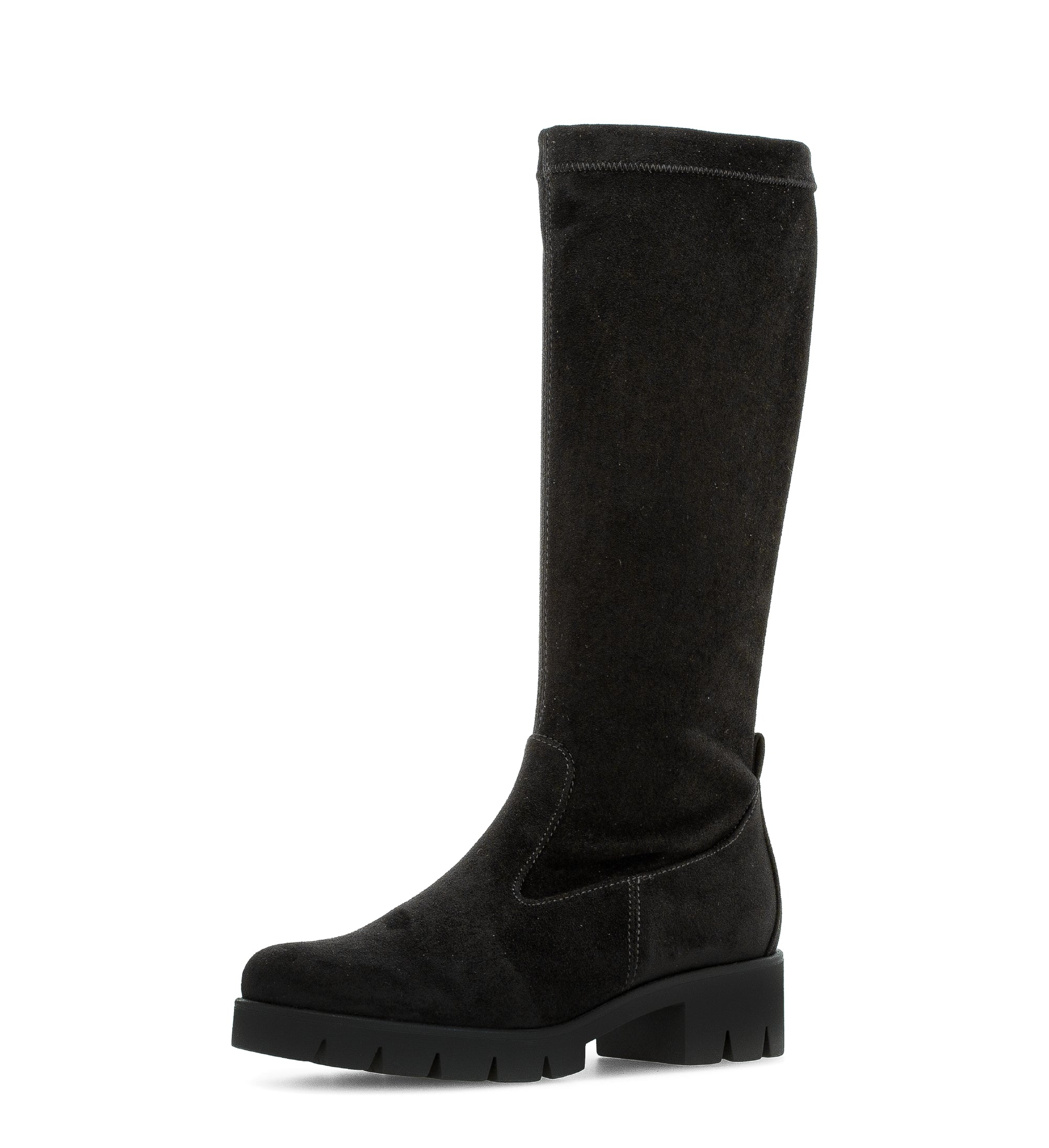 Bottes noires en velours - Image 6