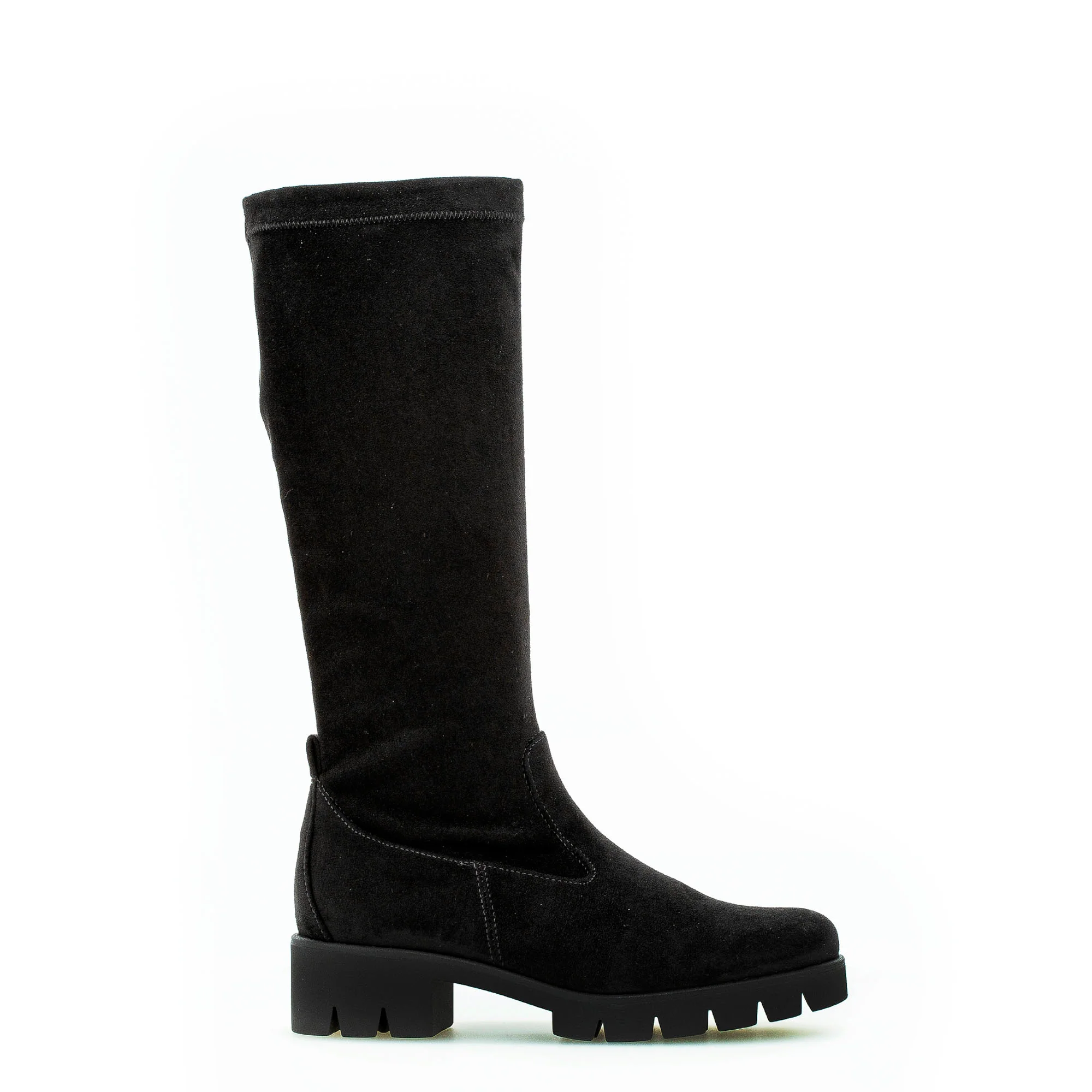 Bottes noires en velours