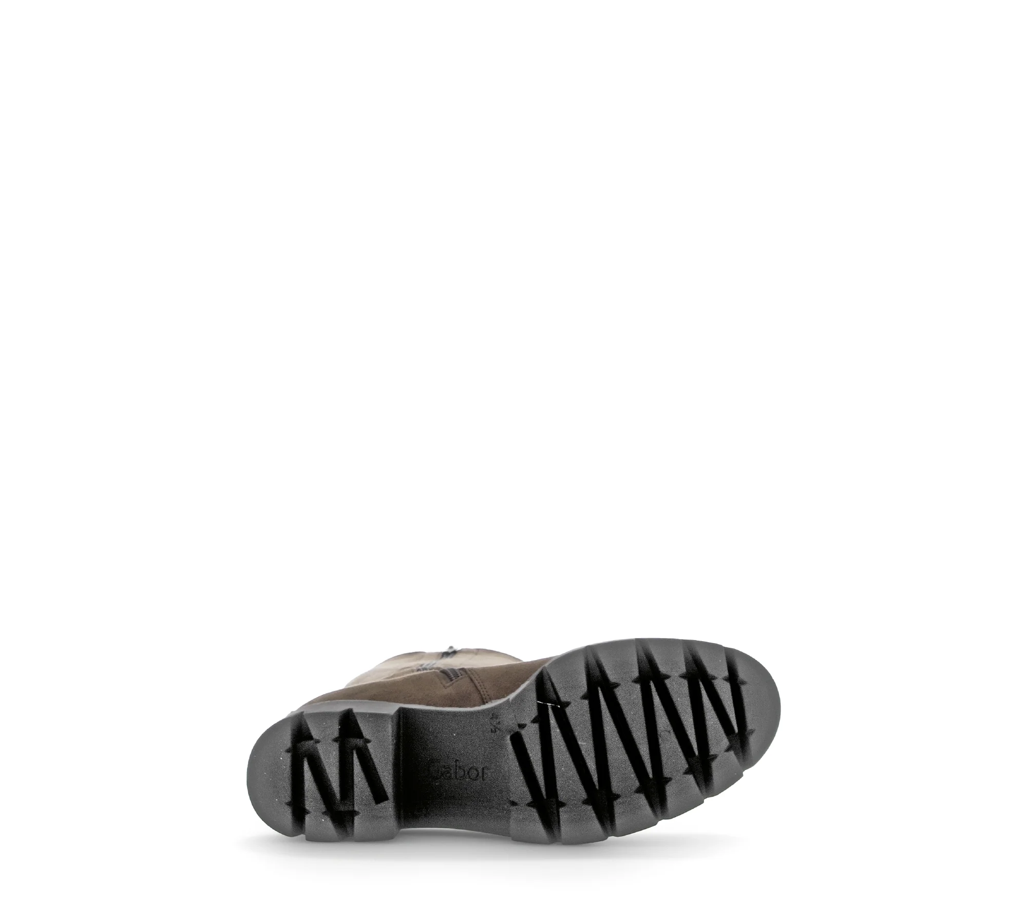 Bottes taupes en velours - Image 7