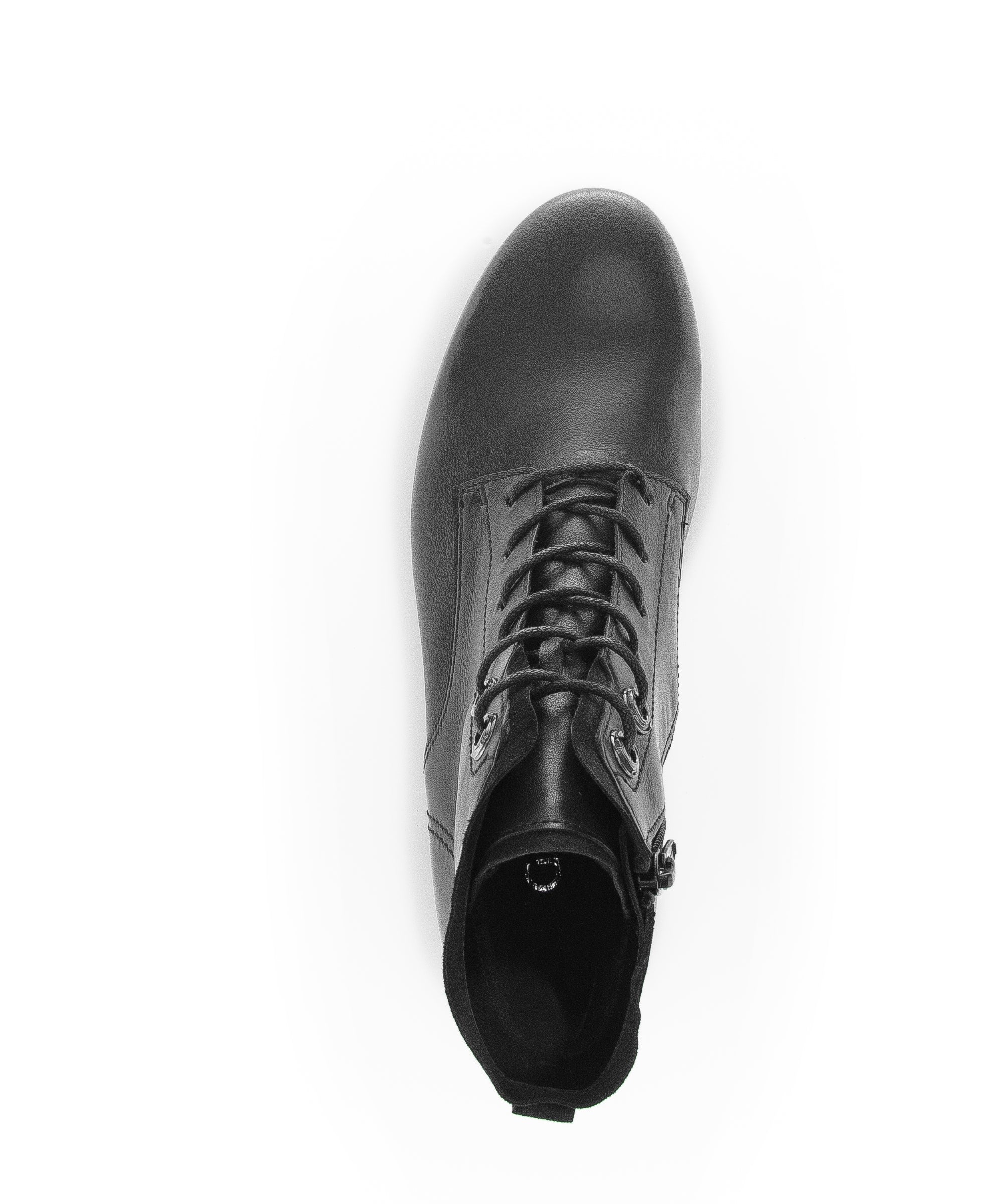 Bottines à lacets noires en combinaison cuirs - Image 6