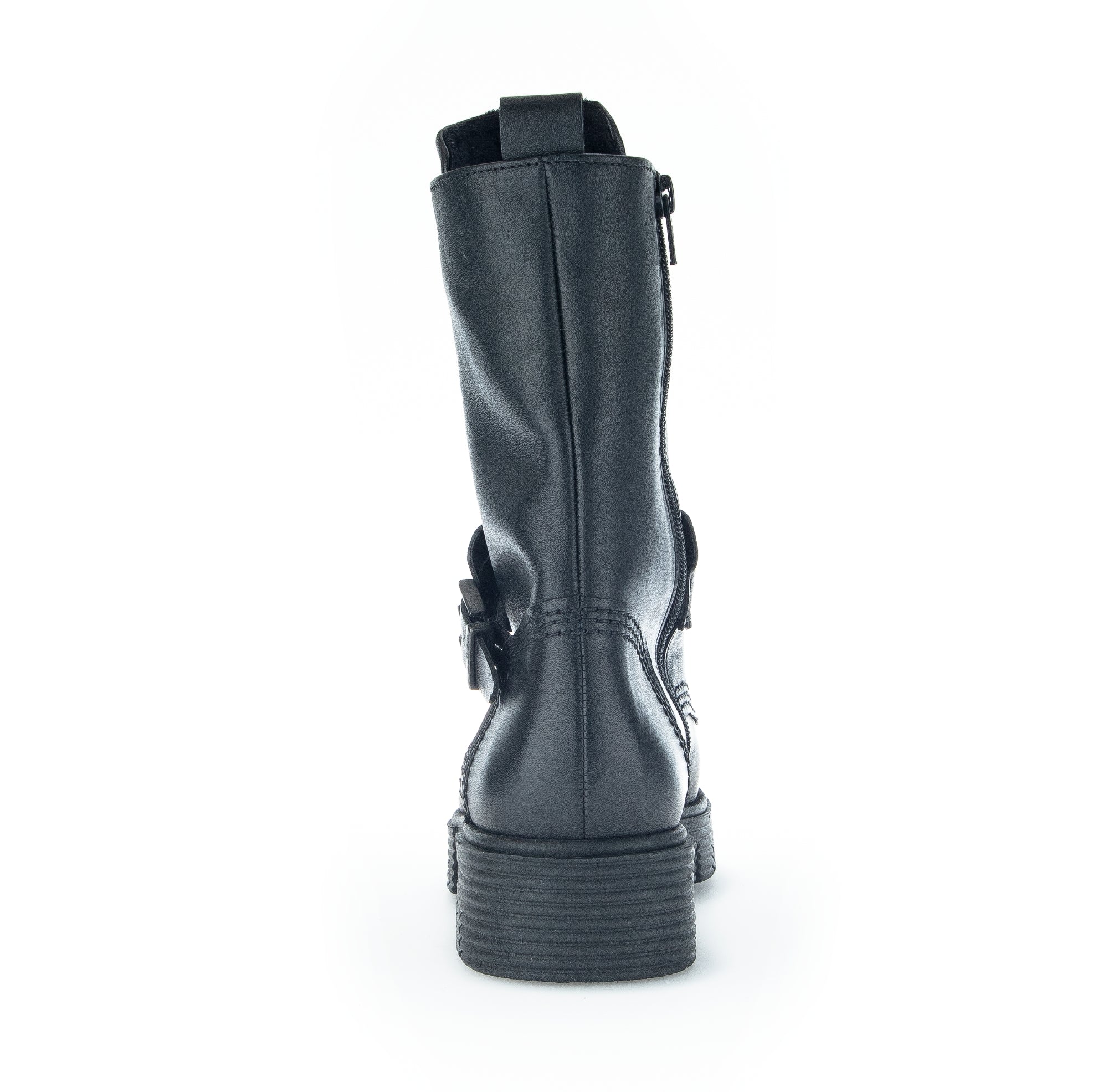 Bottines à lacets noires en cuir - Image 3