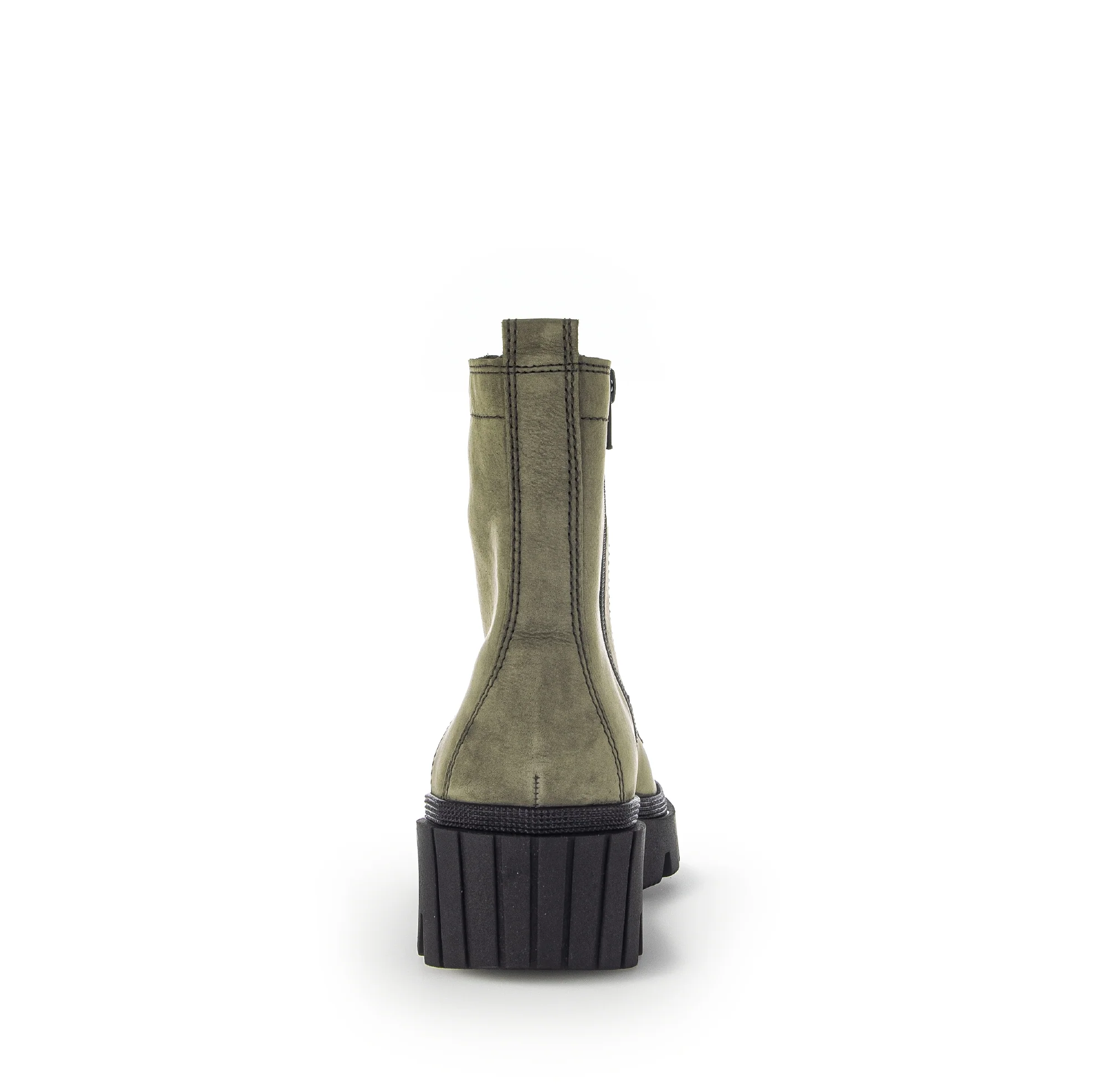 Bottines à lacets vertes en nubuck - Image 6