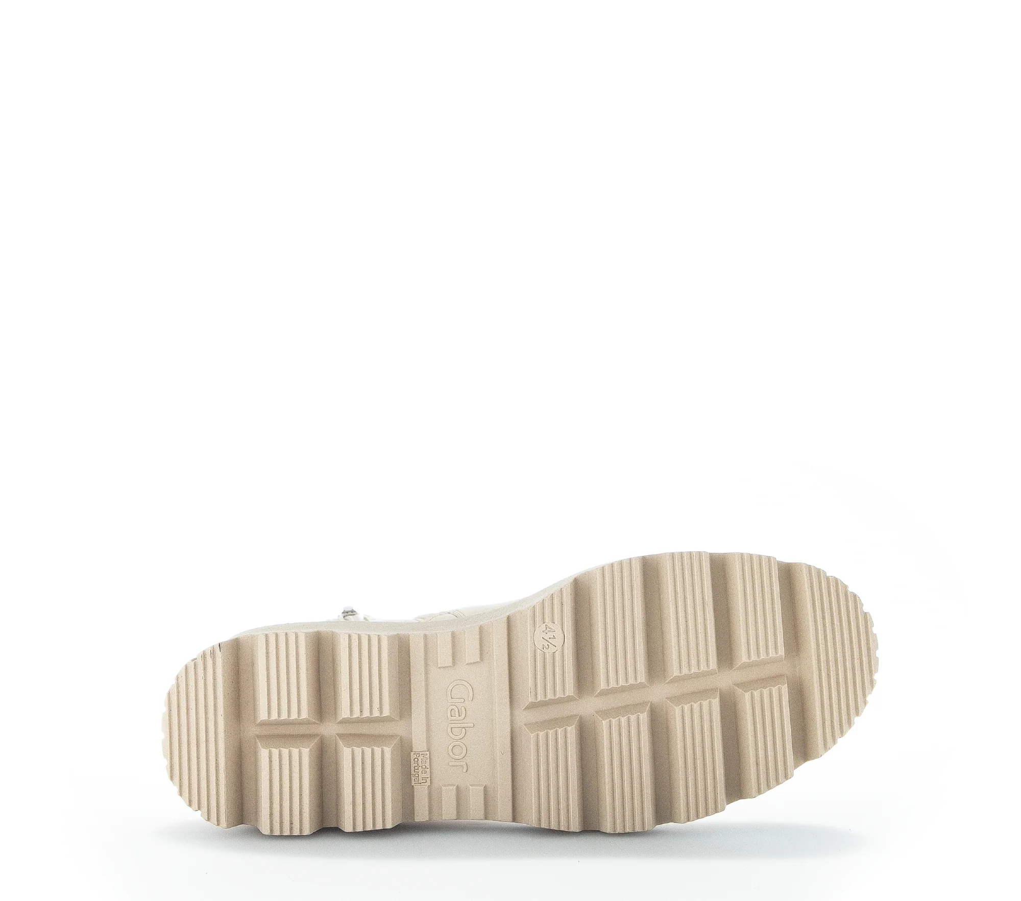 Bottines beiges en cuir - Image 5