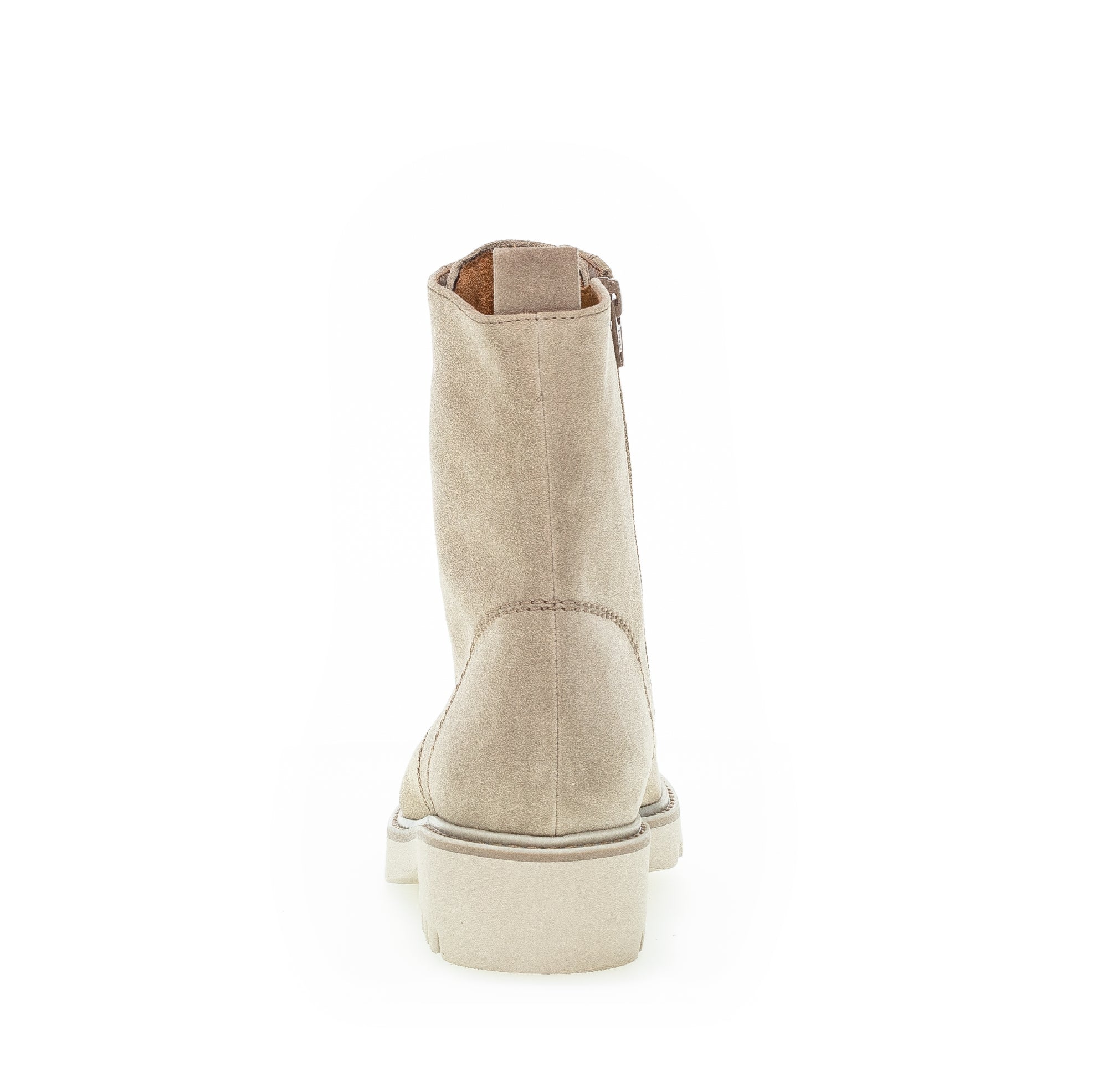 Bottines beiges en suède - Image 3