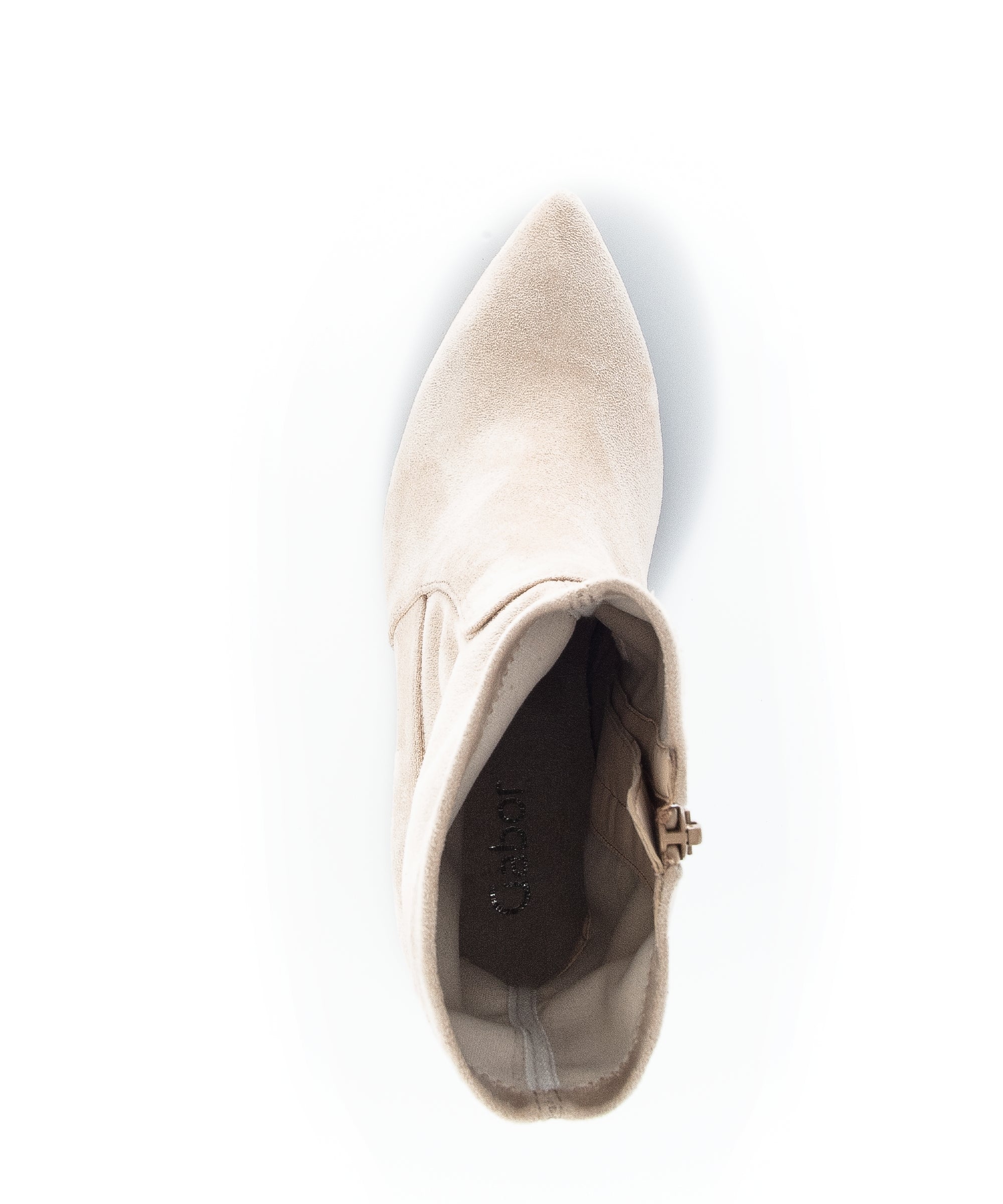 Bottines beiges en textile - Image 4