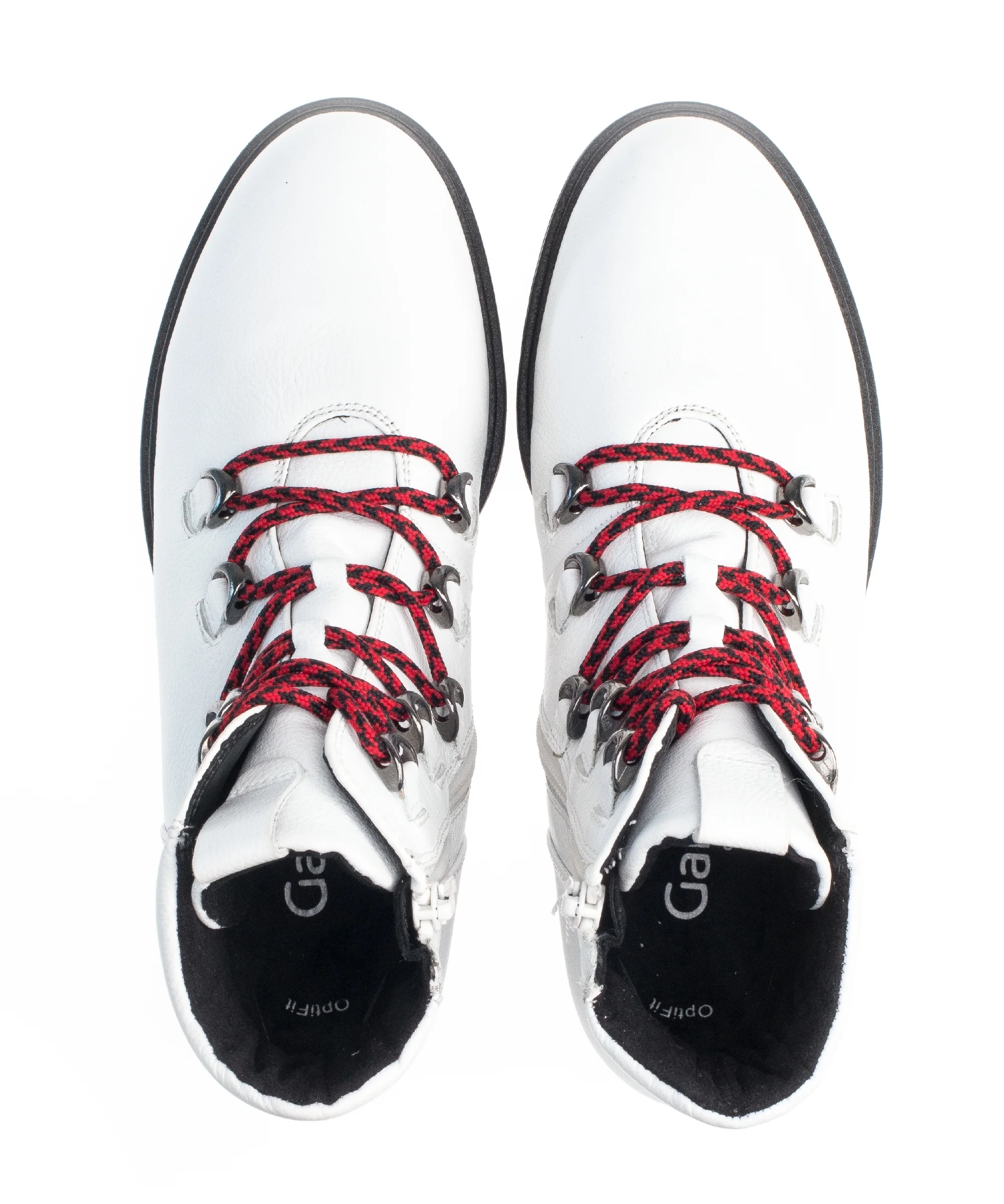 Bottines blanches en cuir - Image 5