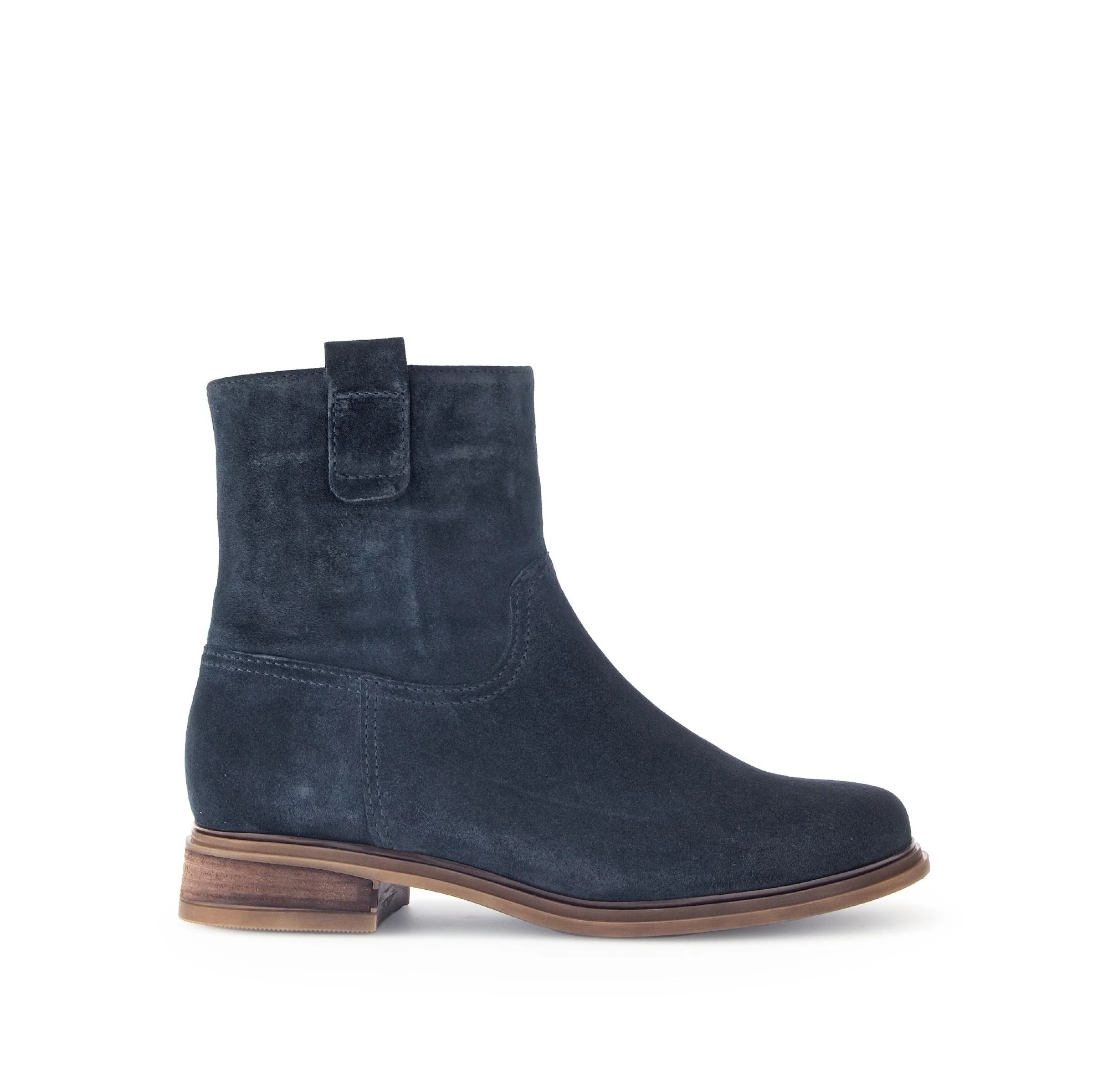 Bottines bleues en Nubuck