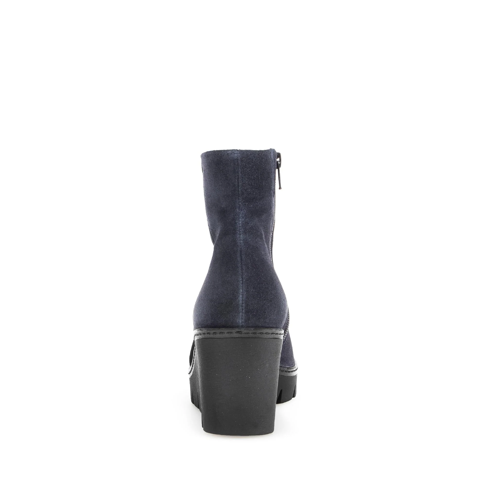 Bottines compensées bleues en Nubuck - Image 4