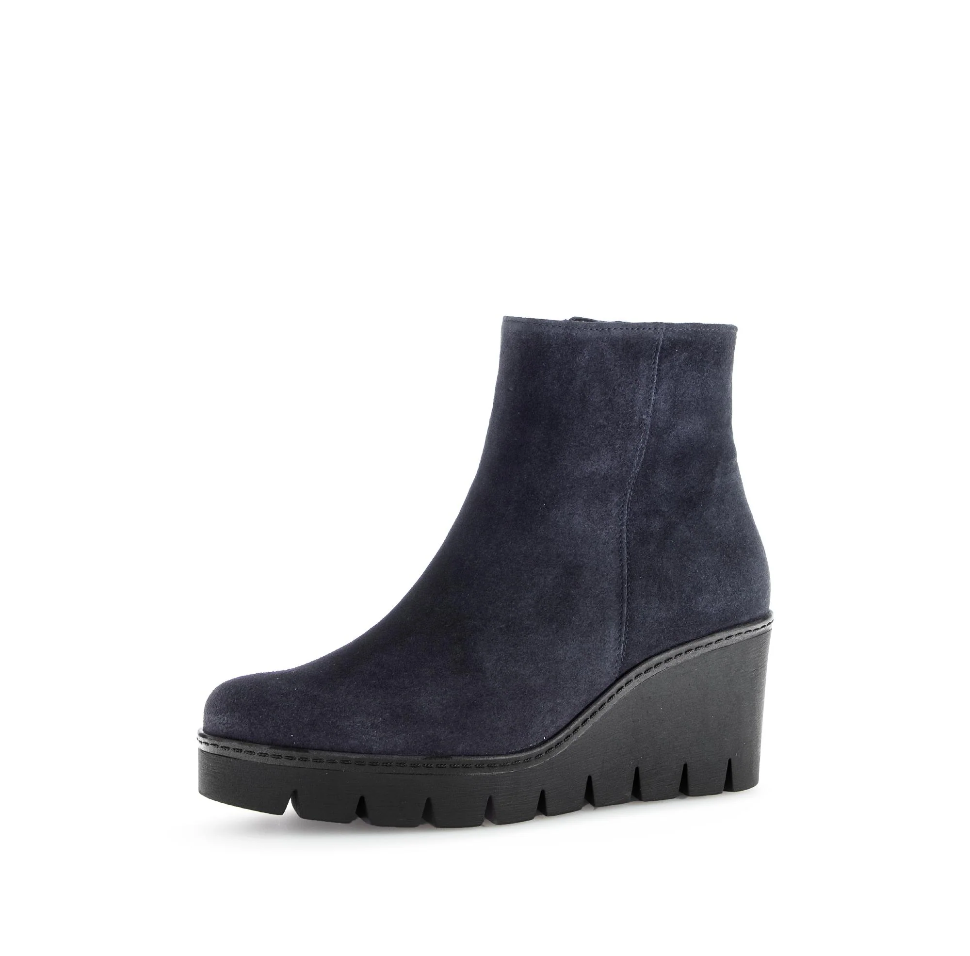 Bottines compensées bleues en Nubuck - Image 6