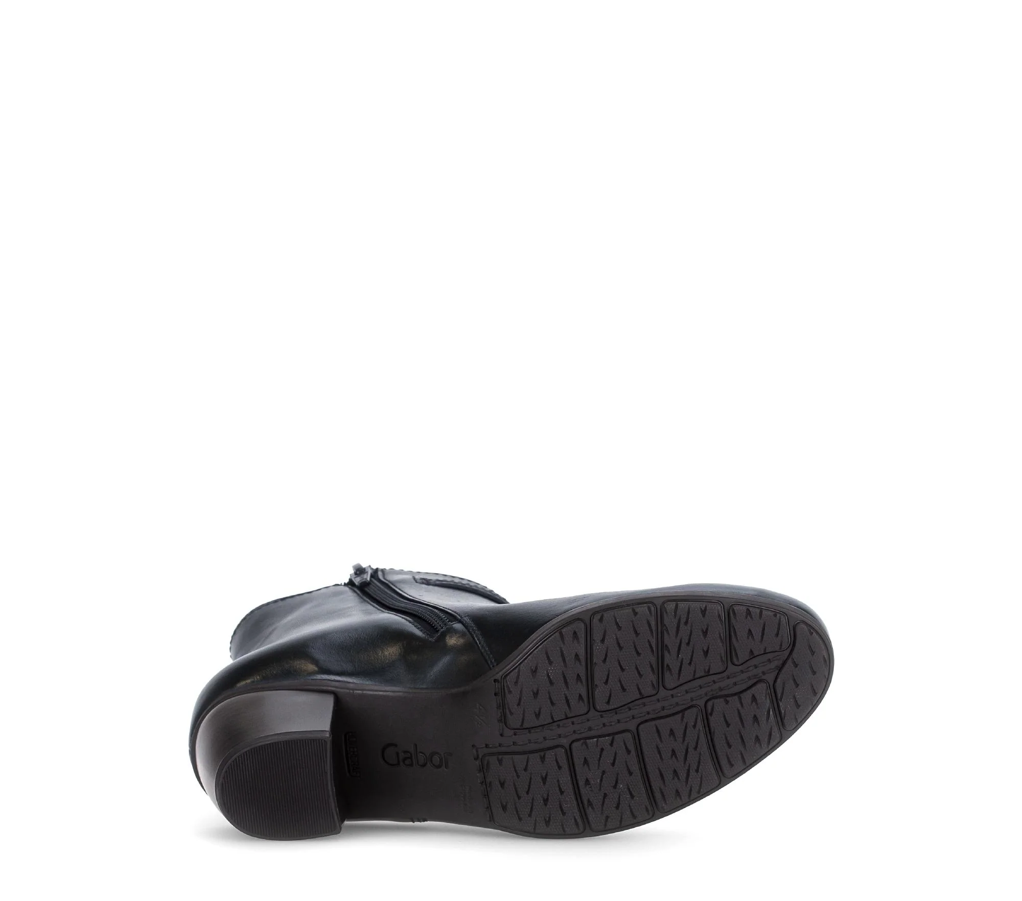 Bottines bleues en cuir lisse - Image 7