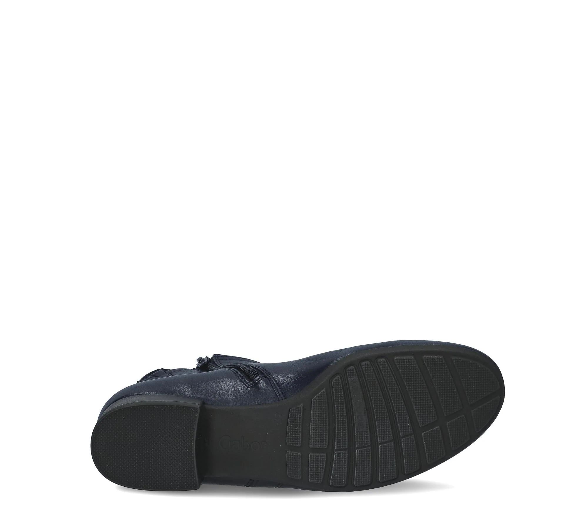 Bottines bleues en cuir lisse - Image 7