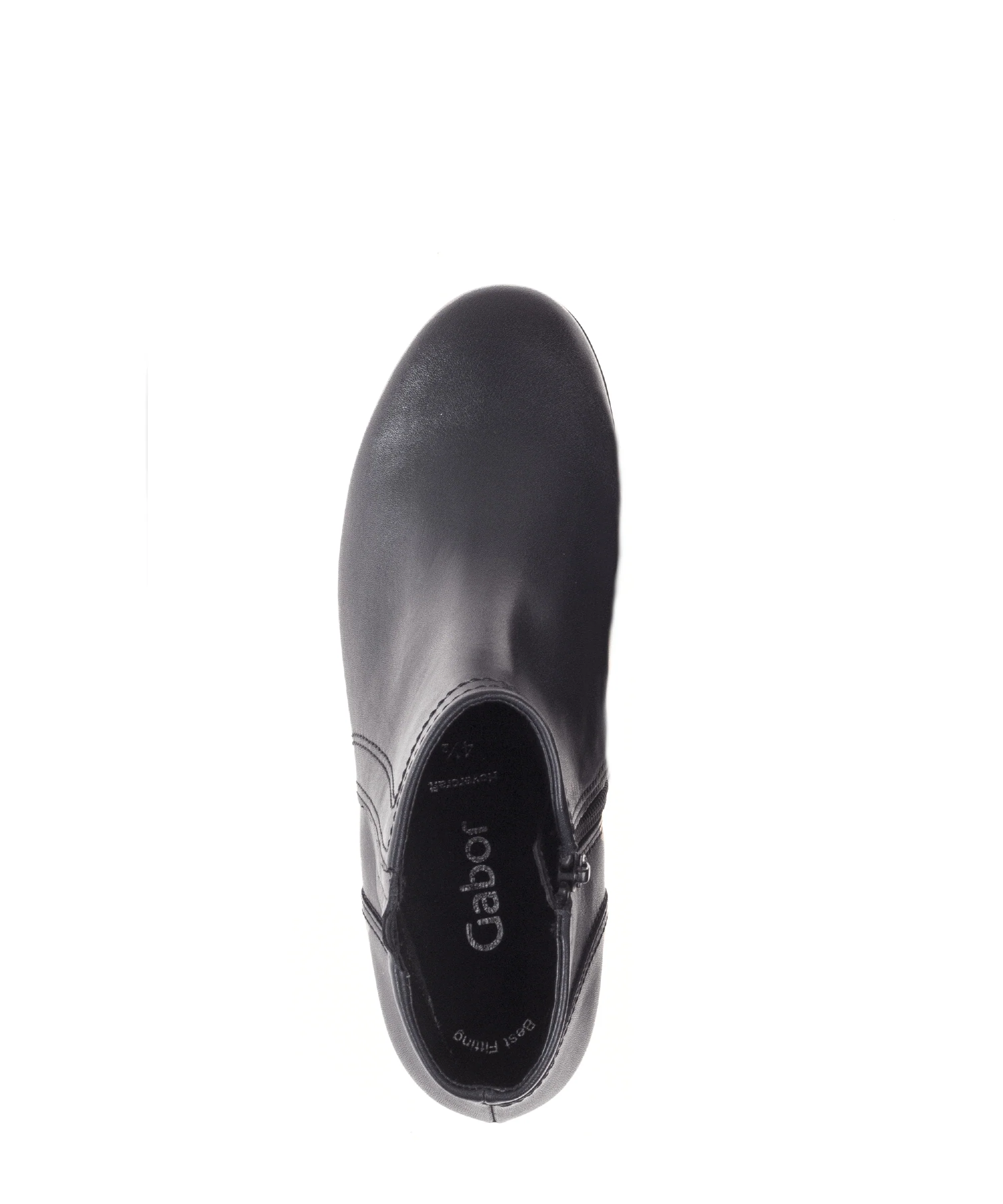 Bottines bleues en cuir lisse - Image 6