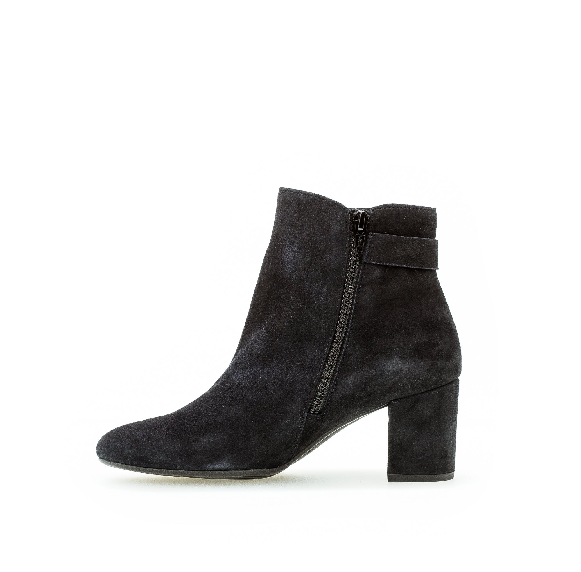 Bottines bleues en velours - Image 2