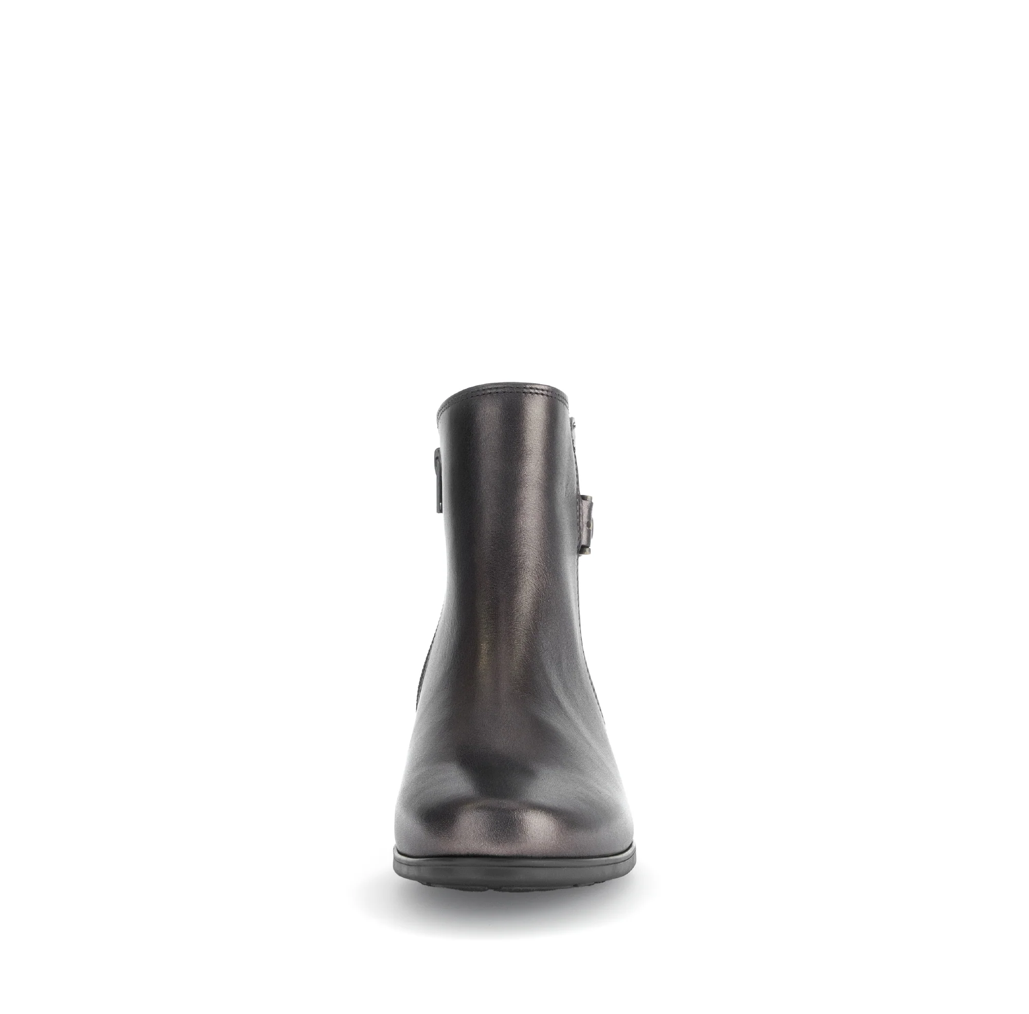 Bottines bronze en cuir lisse - Image 4