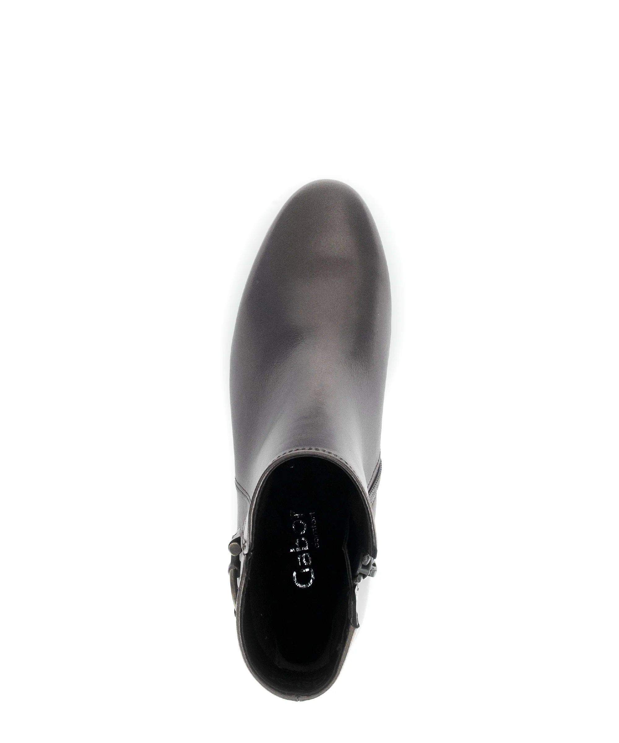 Bottines bronze en cuir lisse - Image 6