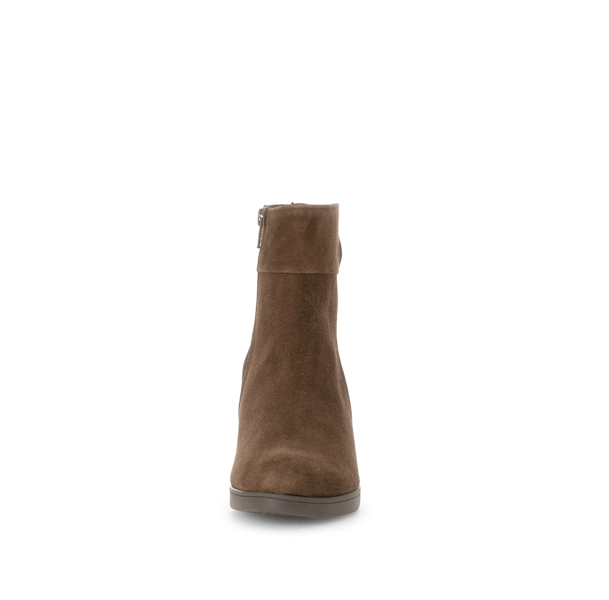 Bottines cacao en velours - Image 4