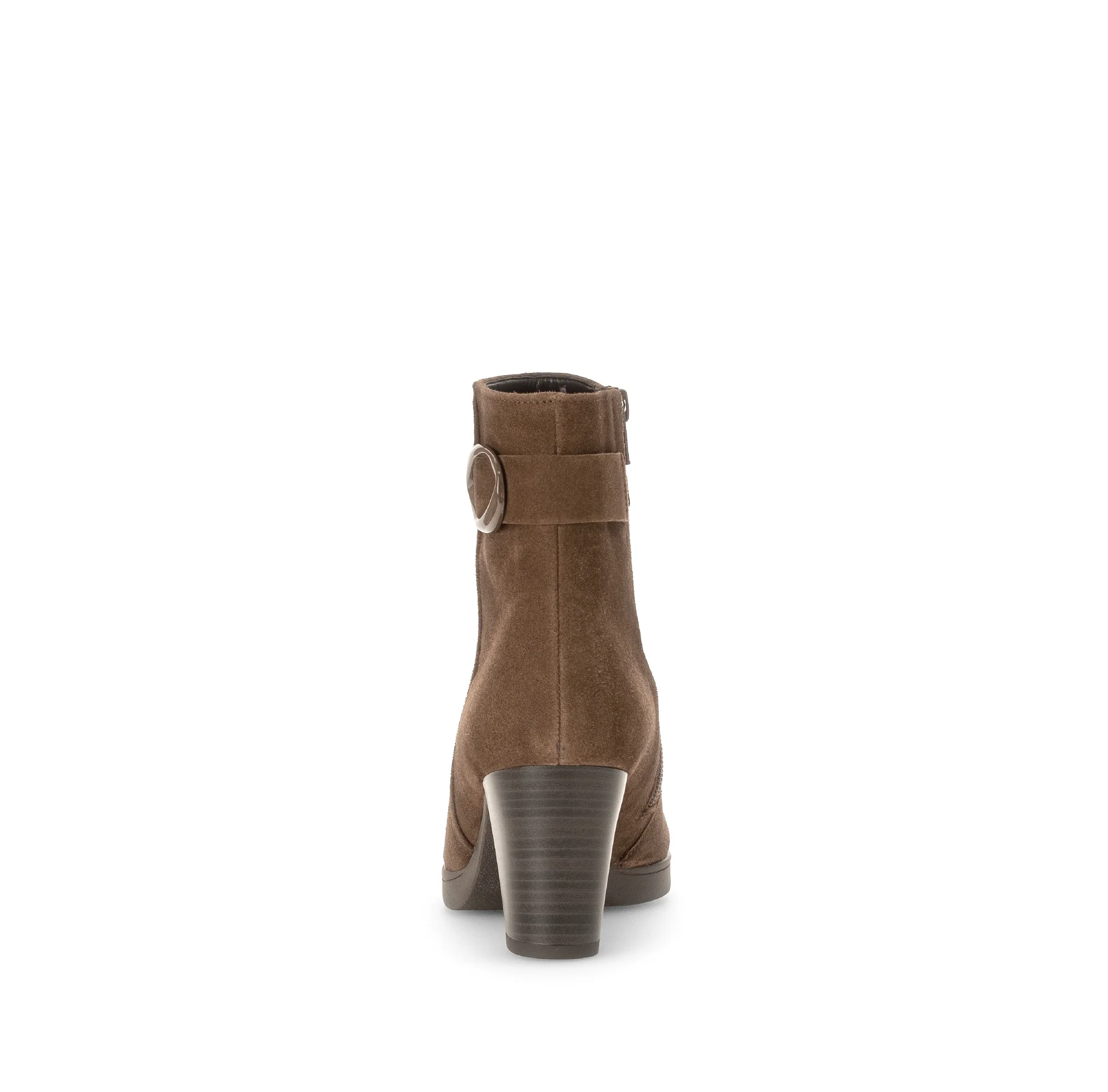 Bottines cacao en velours - Image 5