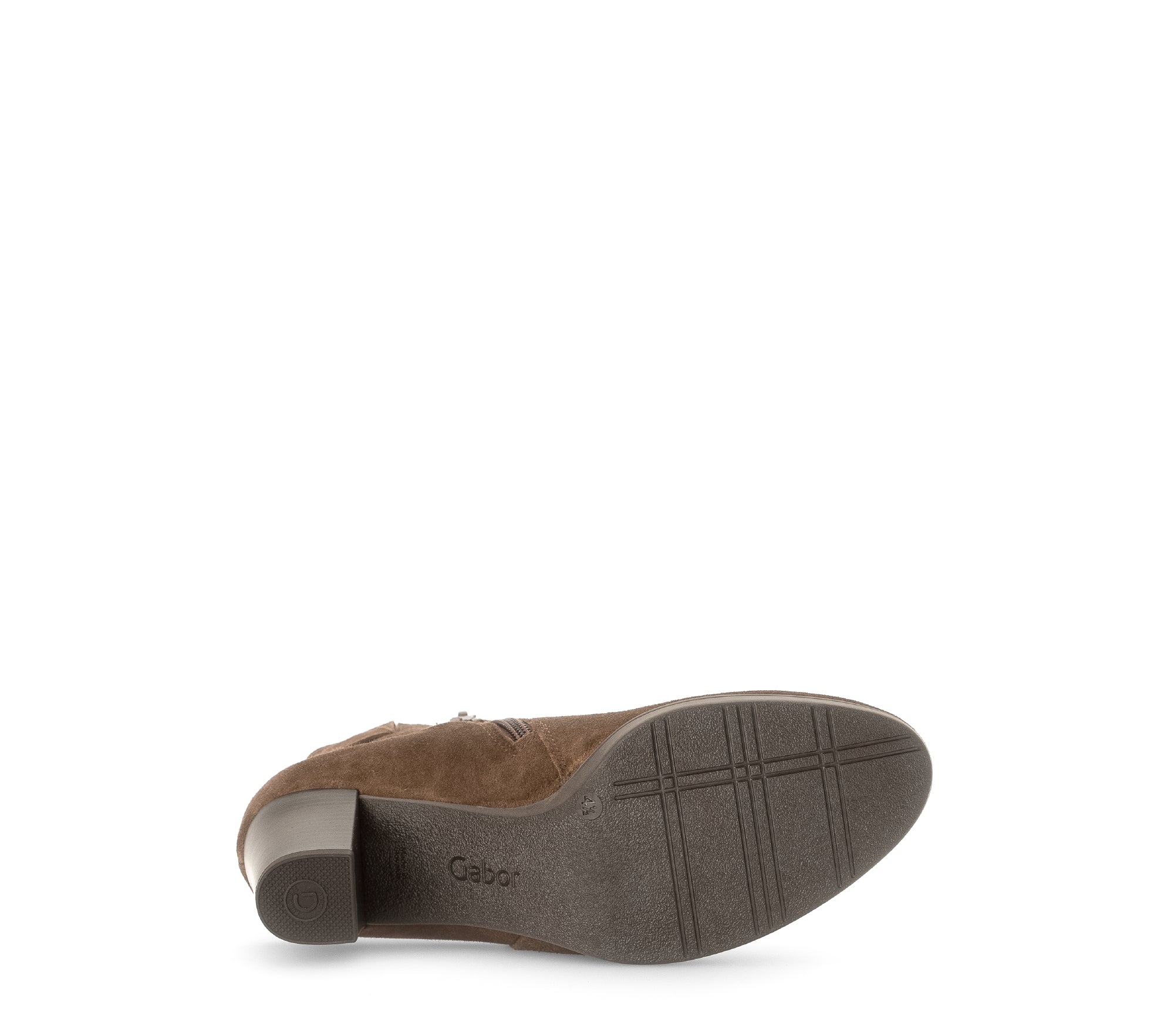Bottines cacao en velours - Image 7
