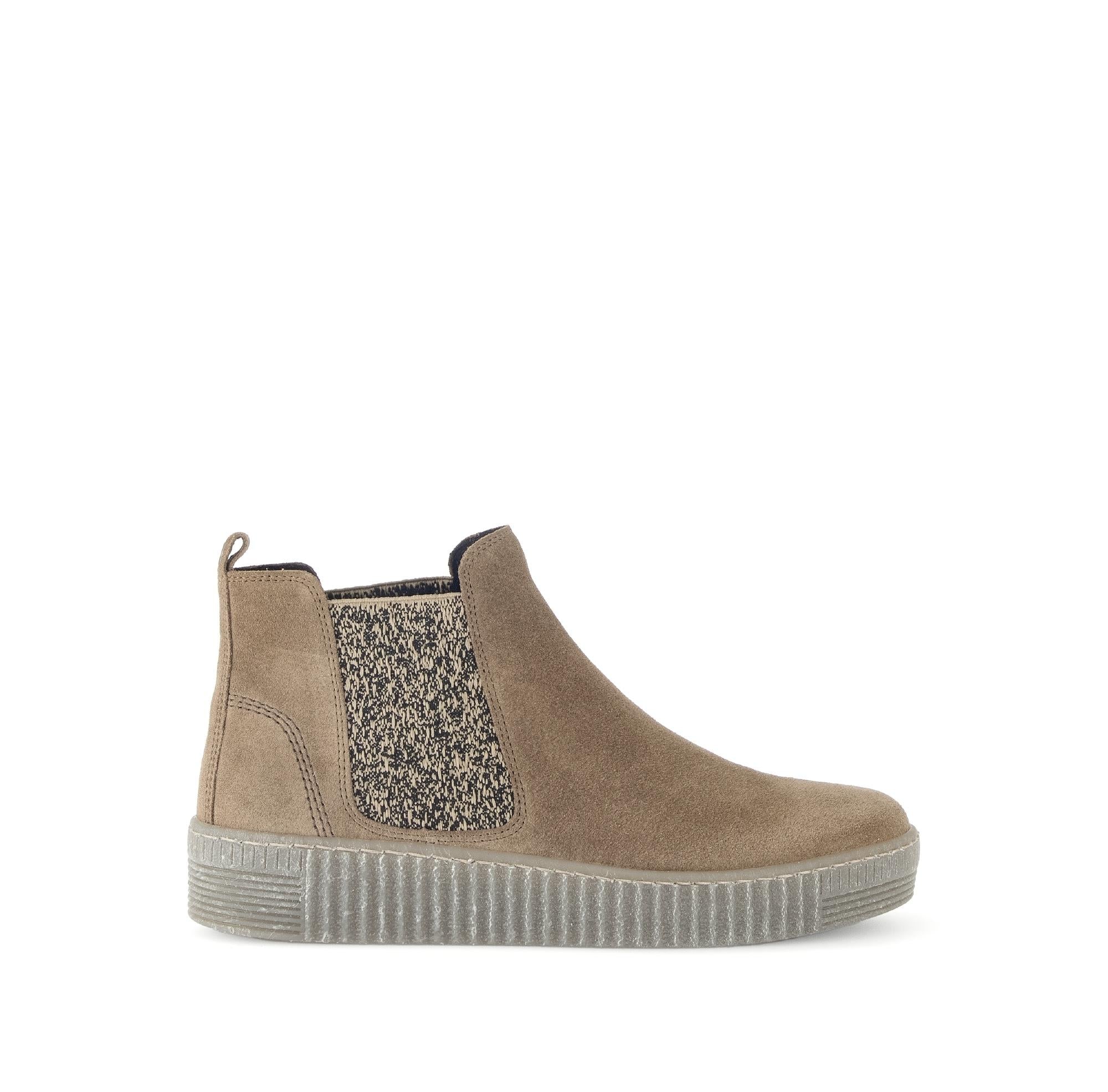 Bottines chelsea marron en Nubuck