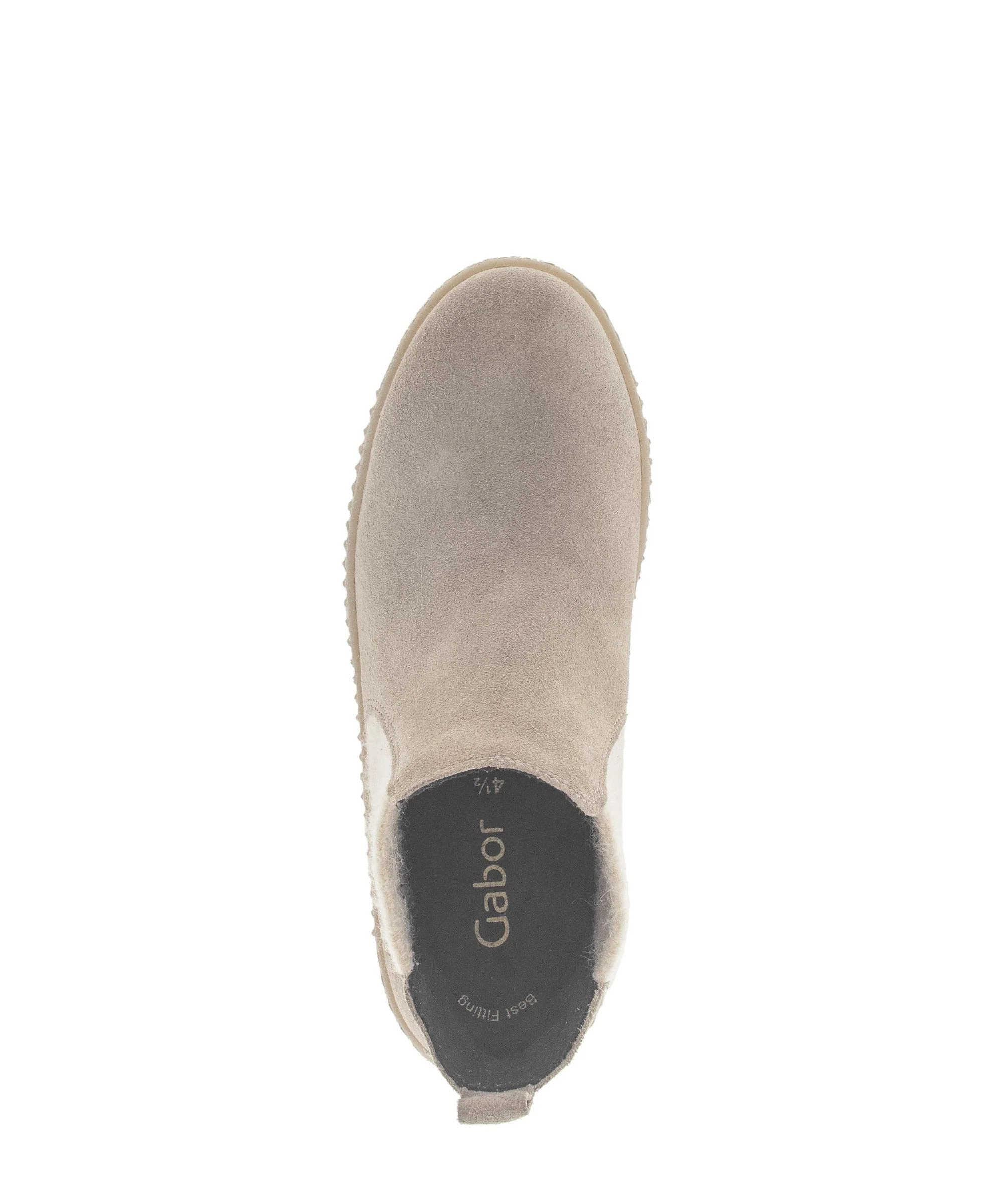 Bottines chelsea beiges en Nubuck - Image 3