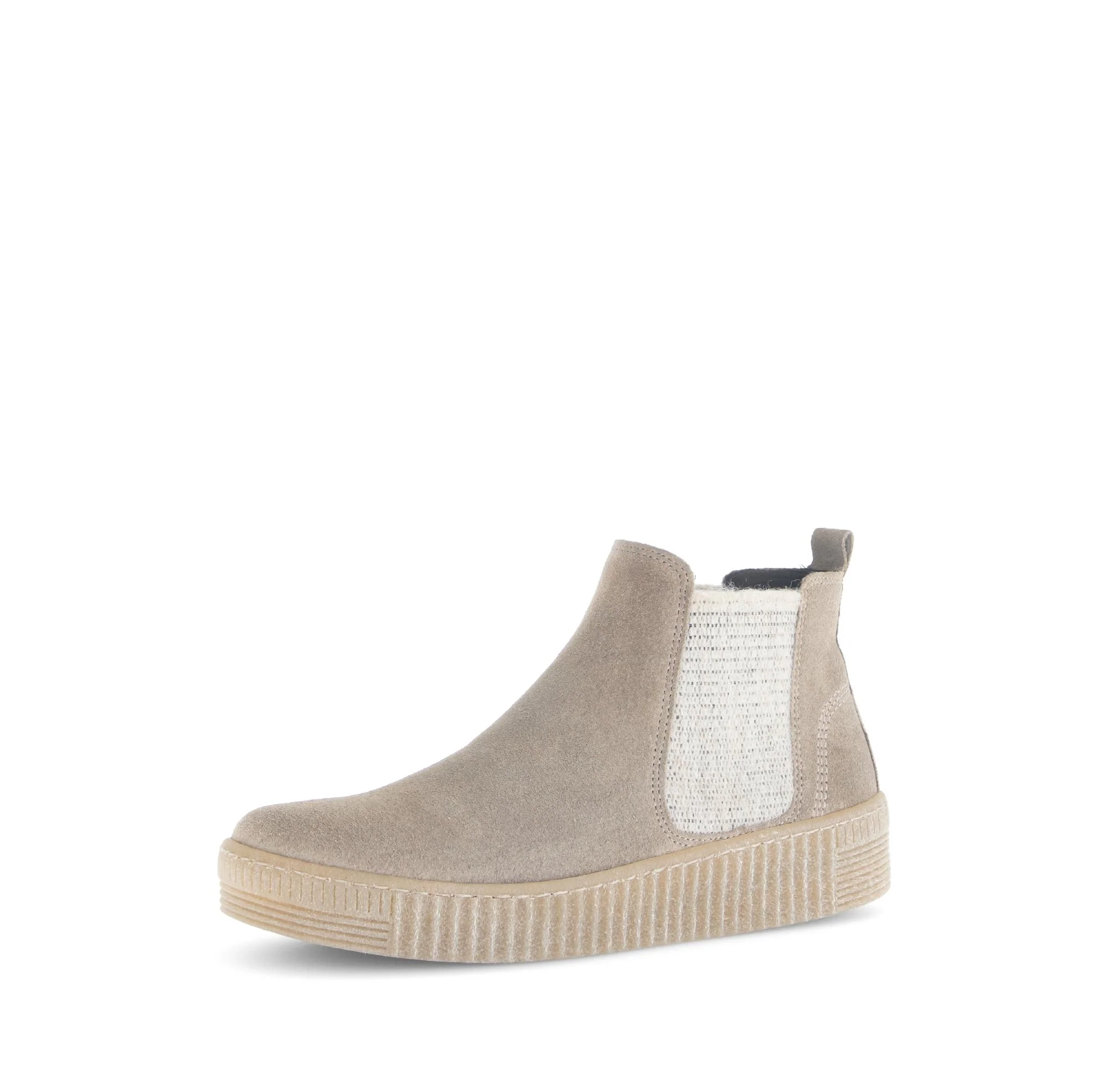 Bottines chelsea beiges en Nubuck - Image 6