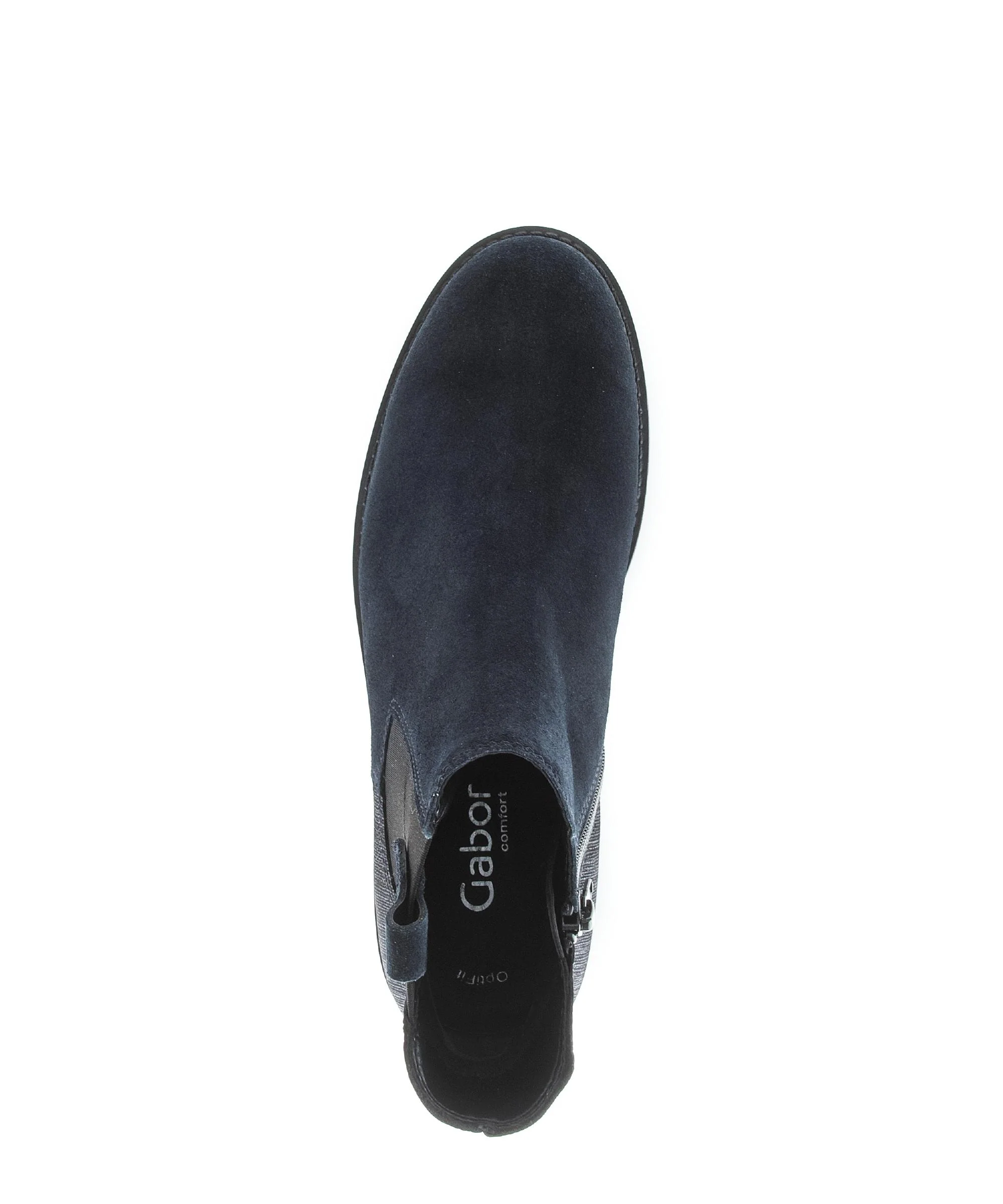 Bottines chelsea bleues en Nubuck - Image 3
