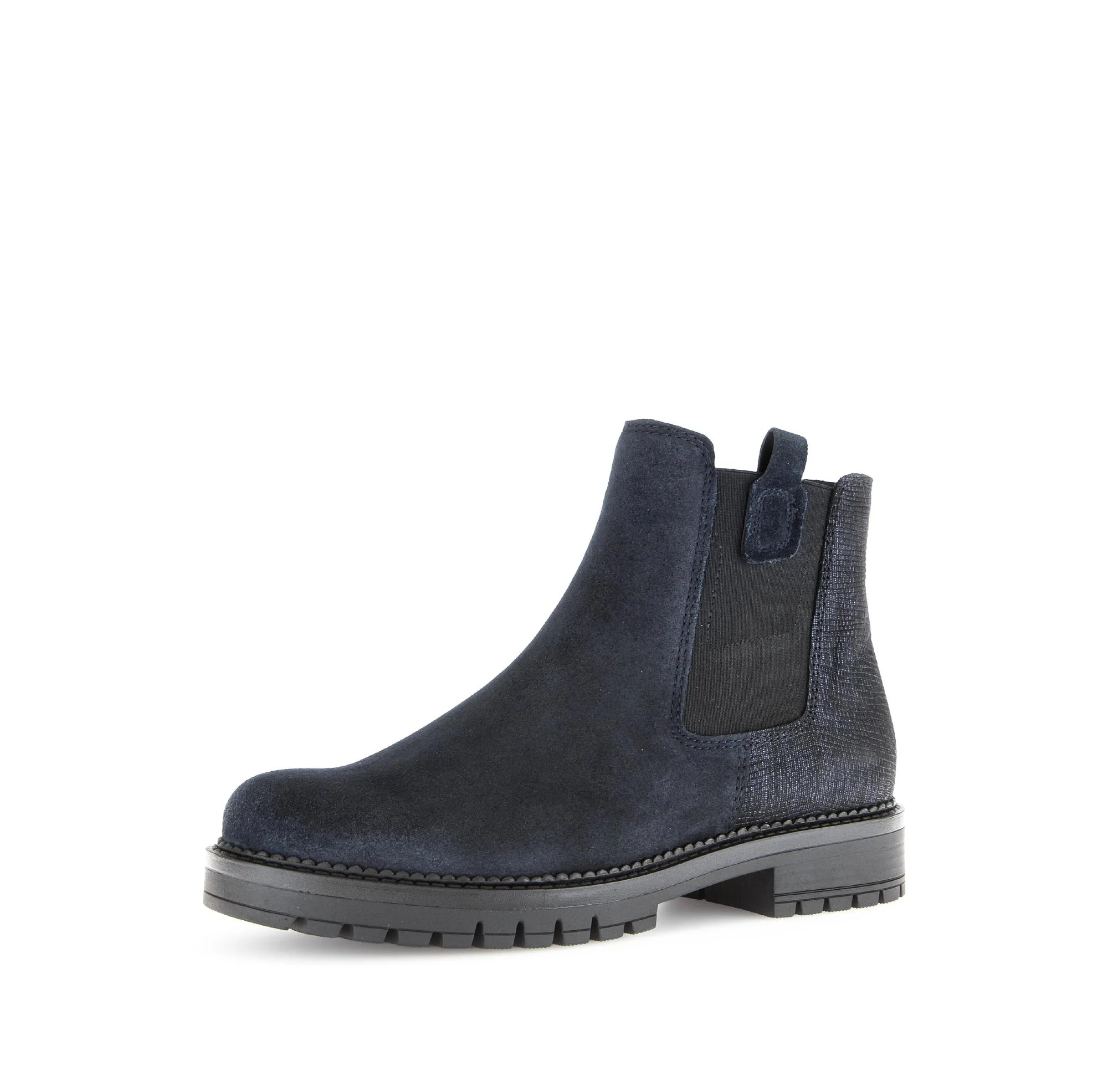 Bottines chelsea bleues en Nubuck - Image 6