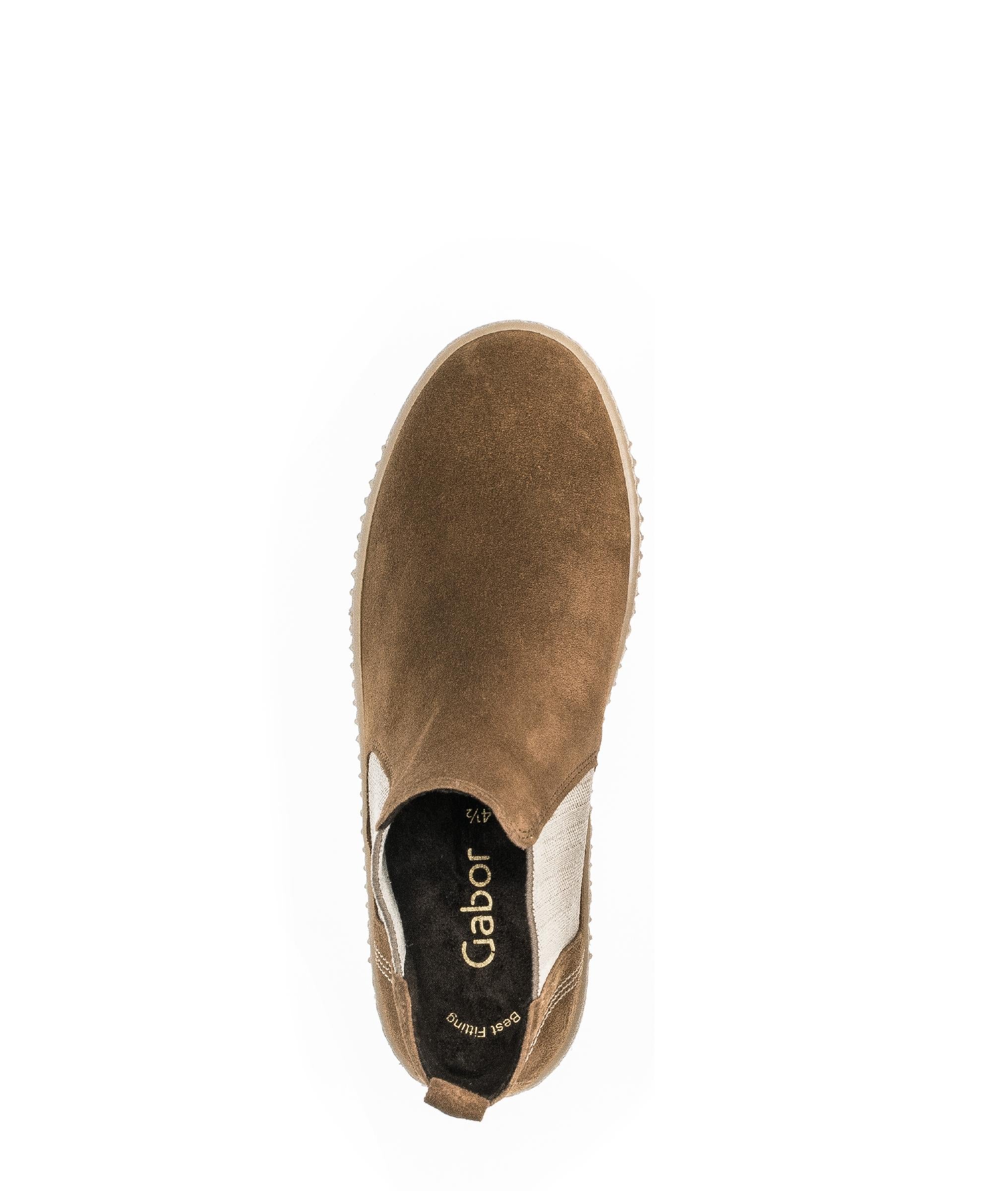 Bottines chelsea Cognac en Nubuck - Image 3