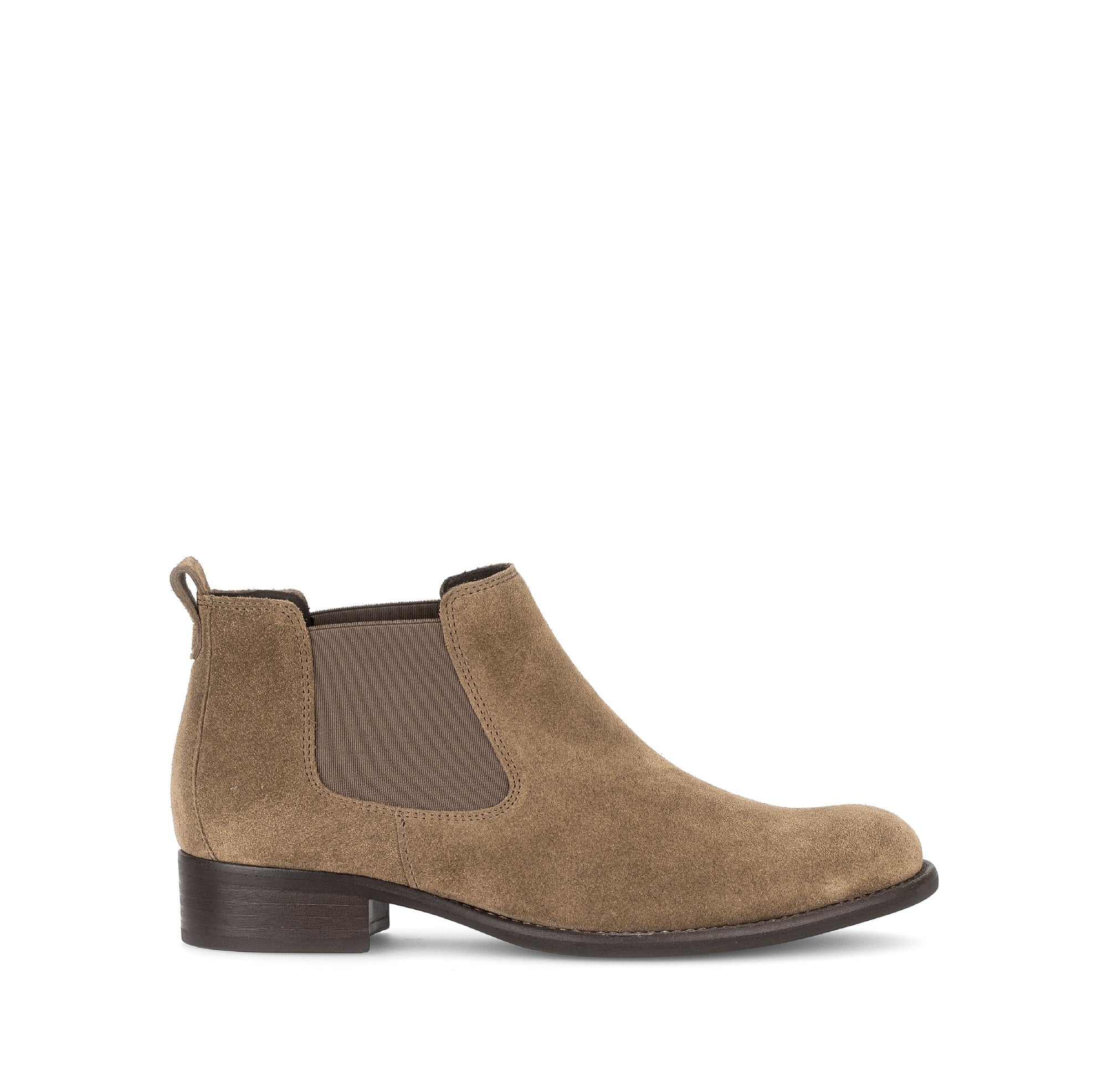 Bottines chelsea marron en Nubuck