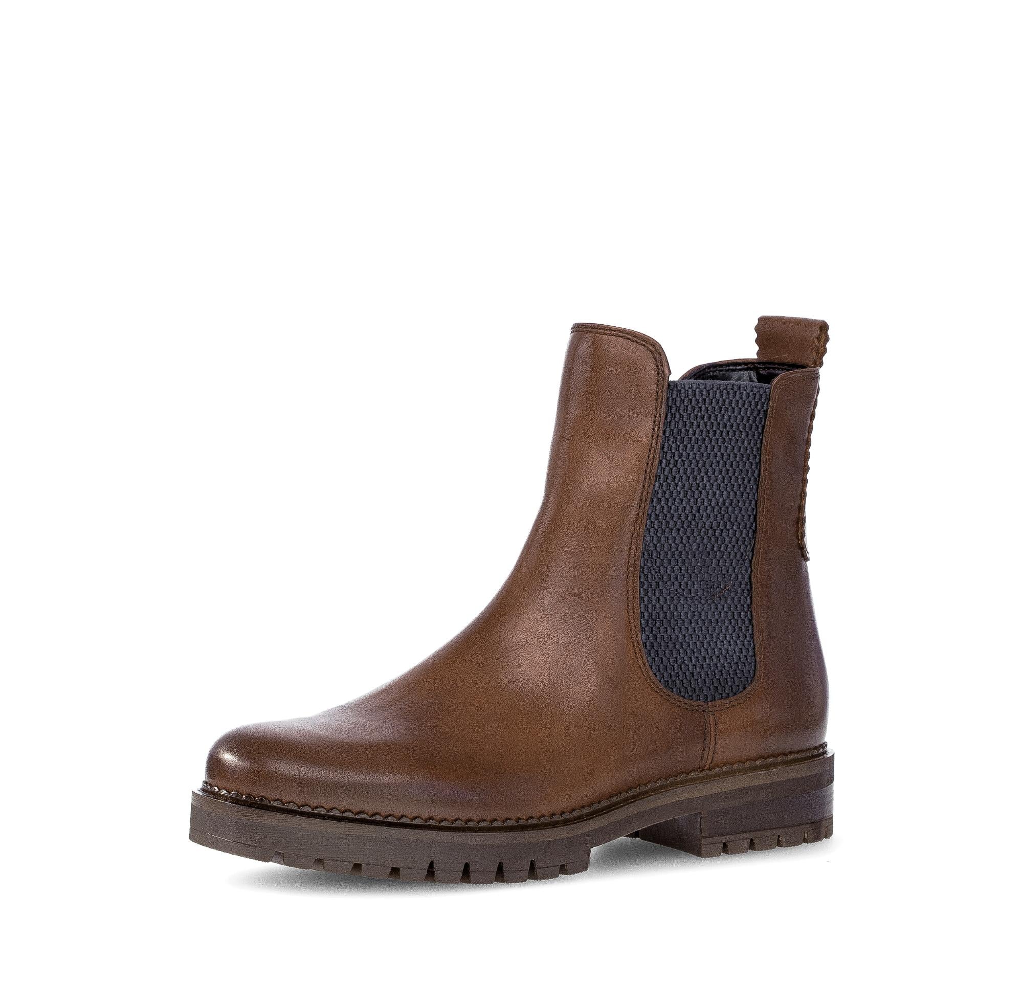 Bottines chelsea marron en cuir lisse - Image 6